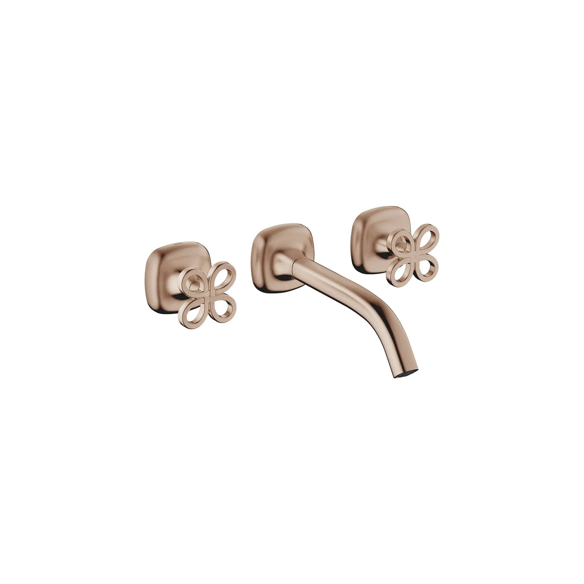 Dornbracht COYA Wall-Mounted Three-Hole Lavatory Mixer without Drain by Dornbracht