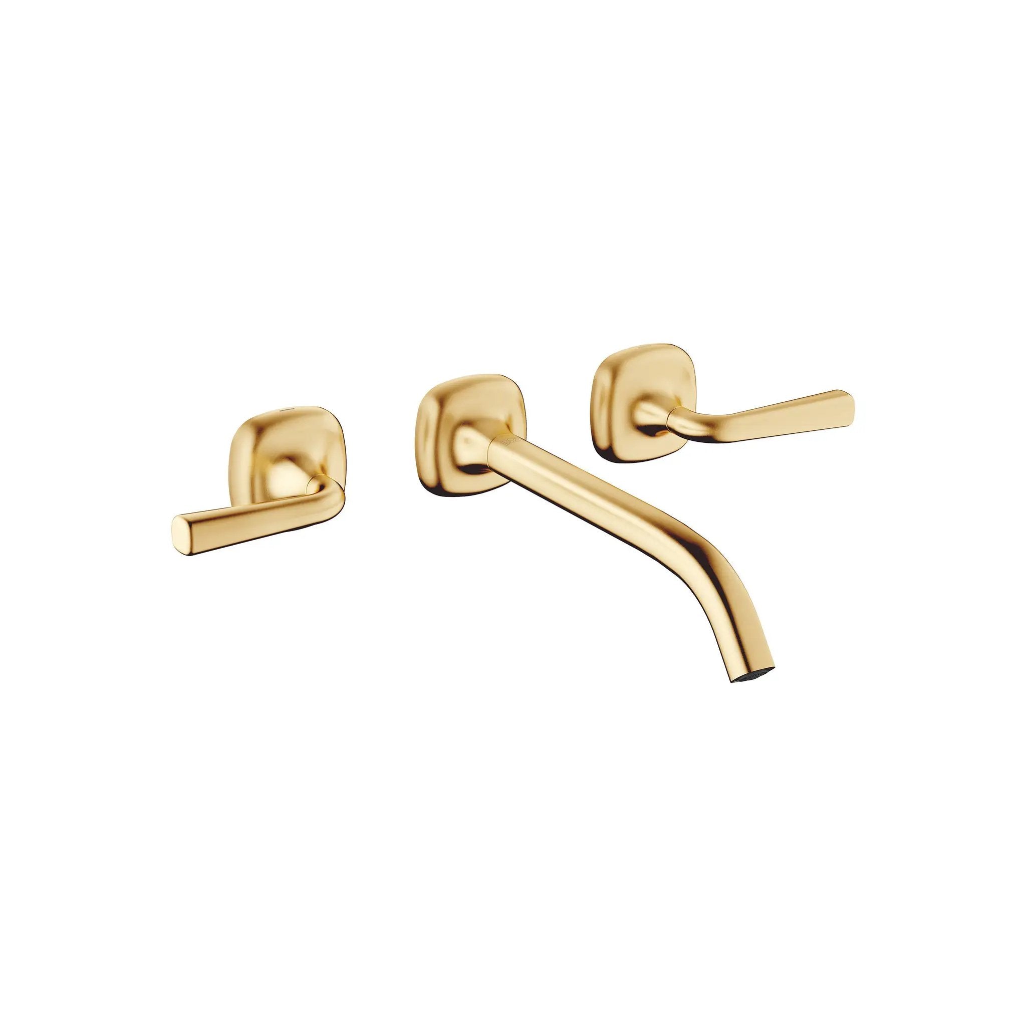 Dornbracht COYA Wall-Mounted Three-Hole Lavatory Mixer without Drain by Dornbracht