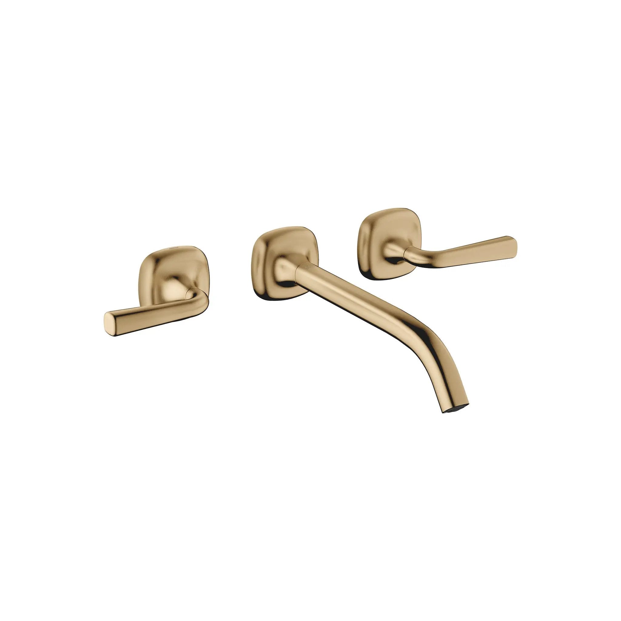 Dornbracht COYA Wall-Mounted Three-Hole Lavatory Mixer without Drain by Dornbracht