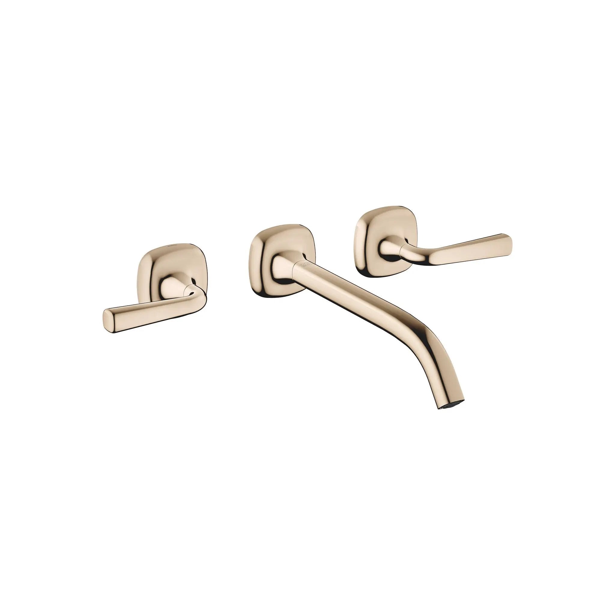 Dornbracht COYA Wall-Mounted Three-Hole Lavatory Mixer without Drain by Dornbracht