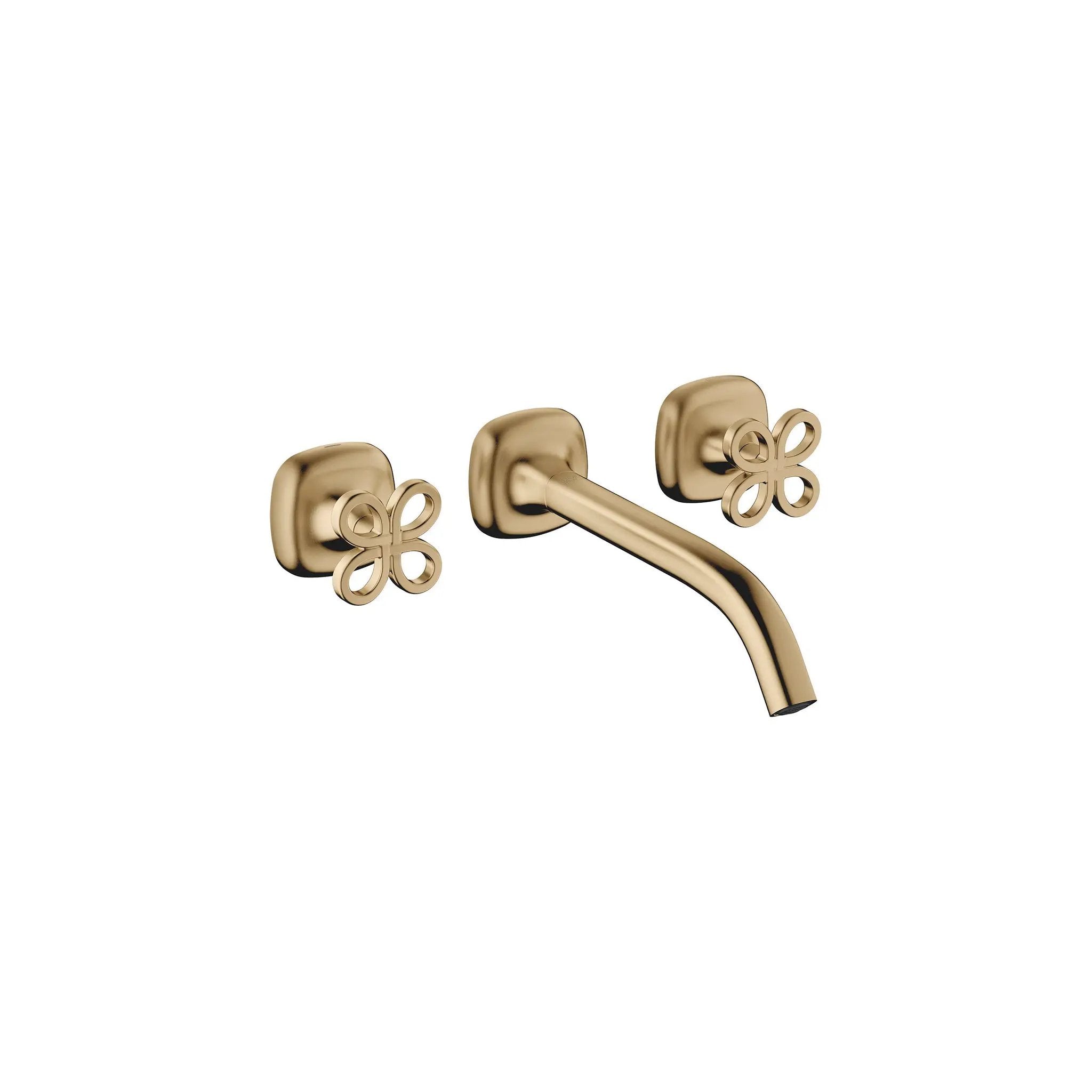 Dornbracht COYA Wall-Mounted Three-Hole Lavatory Mixer without Drain by Dornbracht