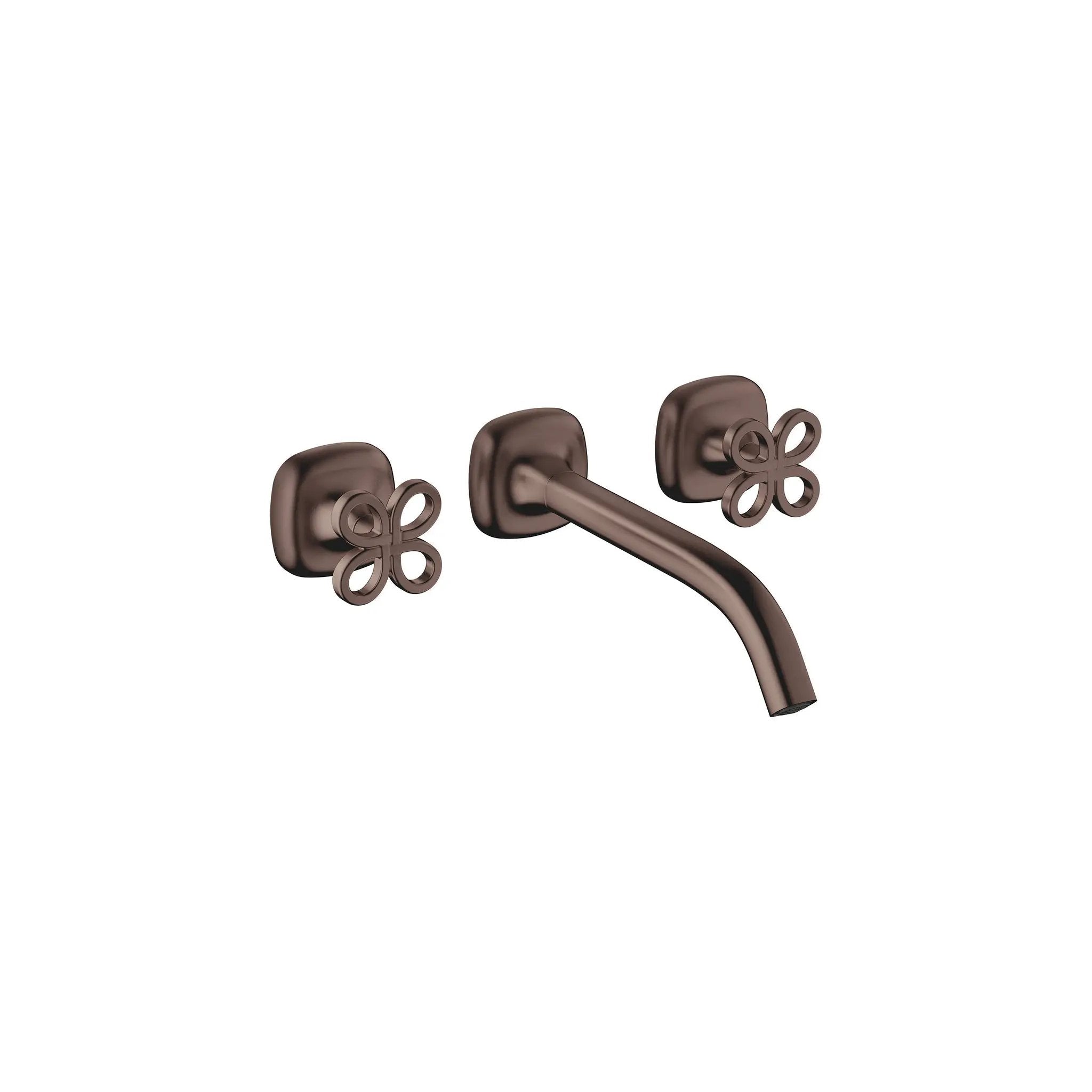 Dornbracht COYA Wall-Mounted Three-Hole Lavatory Mixer without Drain by Dornbracht