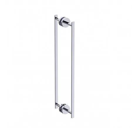polished chrome door handle