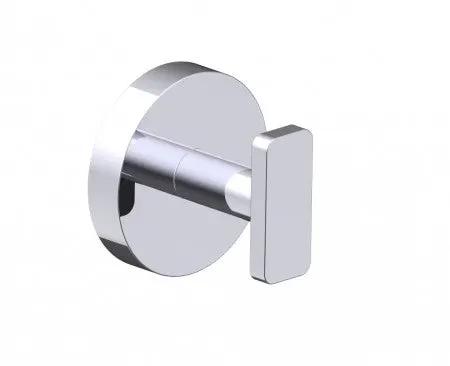 polished chrome robe hook