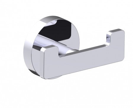polished chrome robe hook