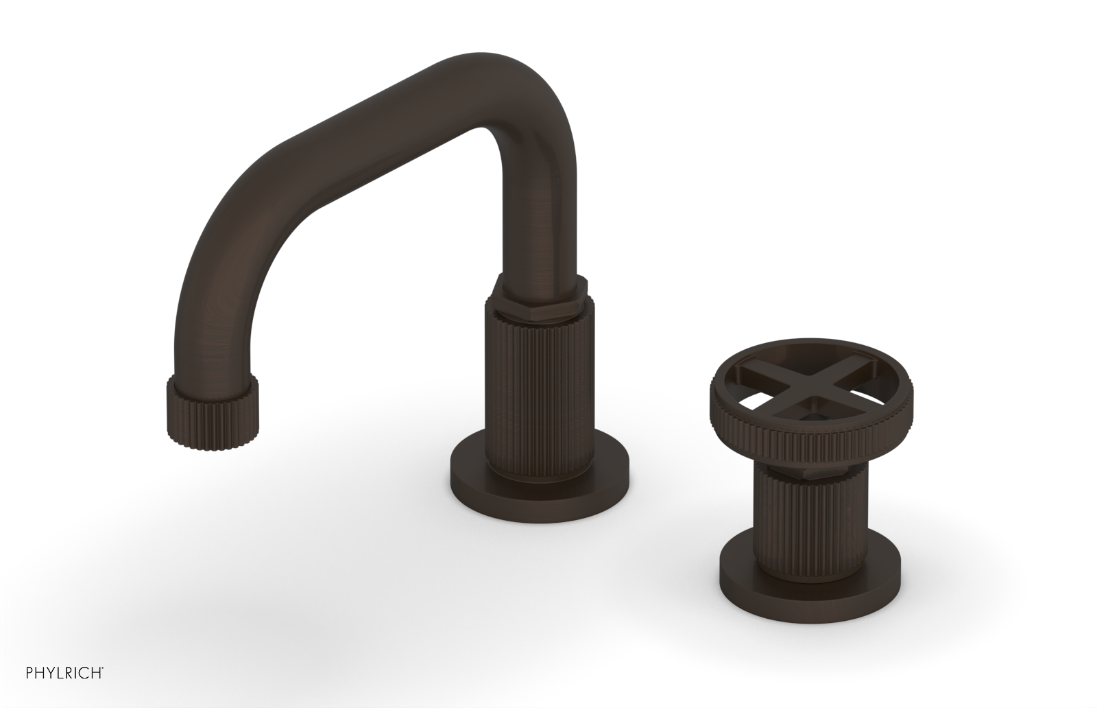 Phylrich Dustrie Low Spout Single Handle Faucet with Cross Handle by Phylrich