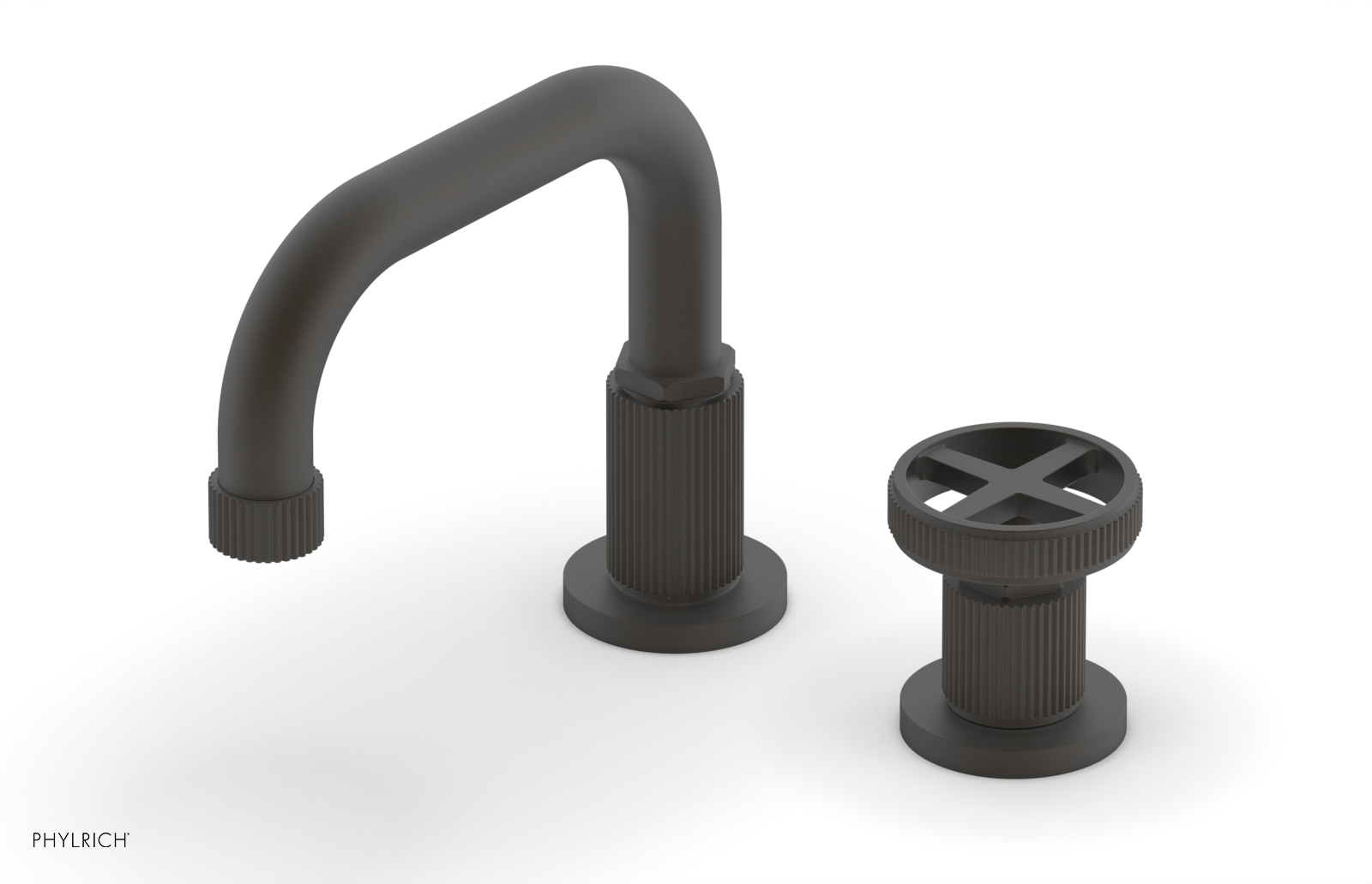 Phylrich Dustrie Low Spout Single Handle Faucet with Cross Handle by Phylrich