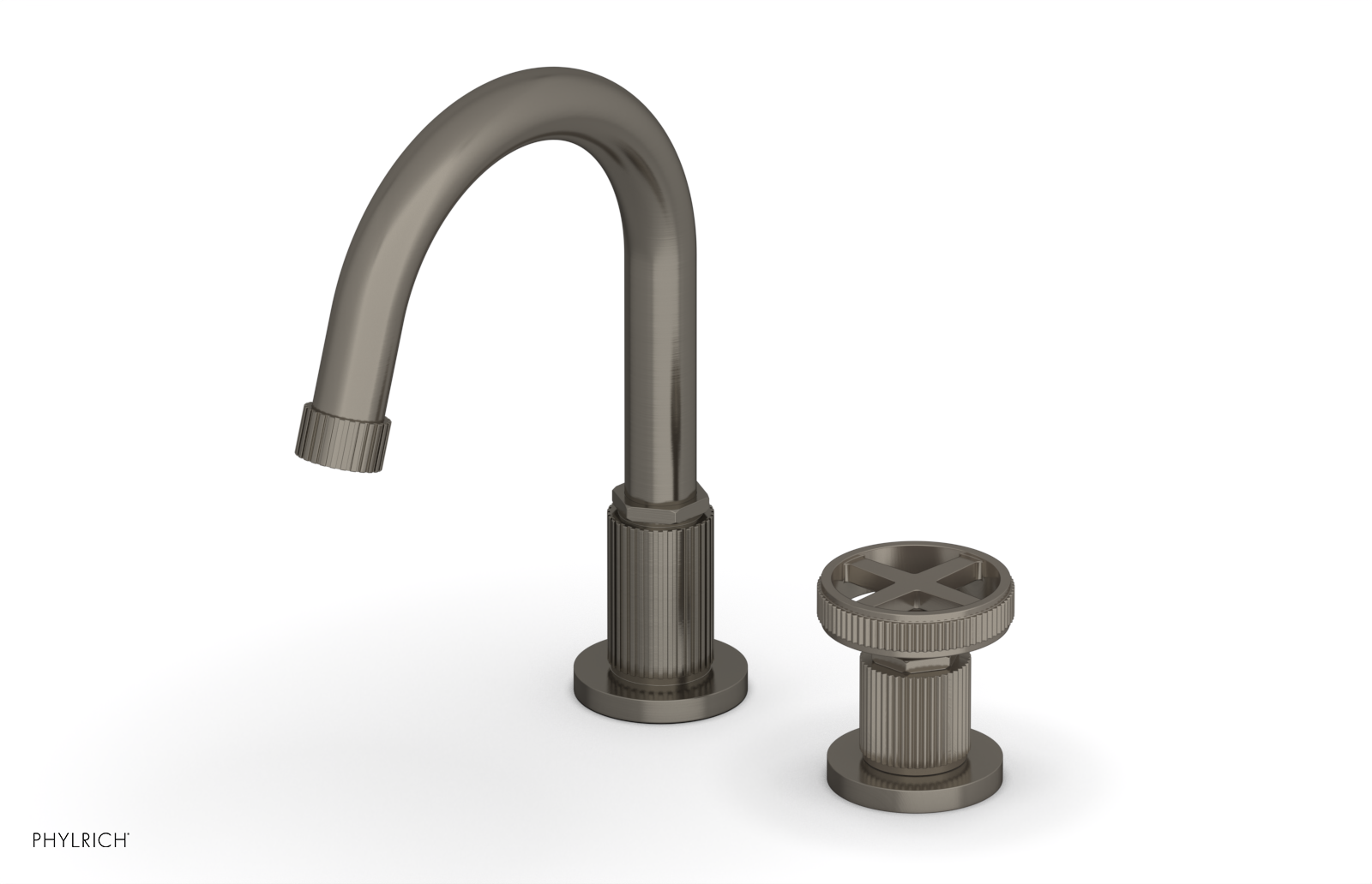 Phylrich Dustrie High Spout Single Handle Faucet with Cross Handle by Phylrich