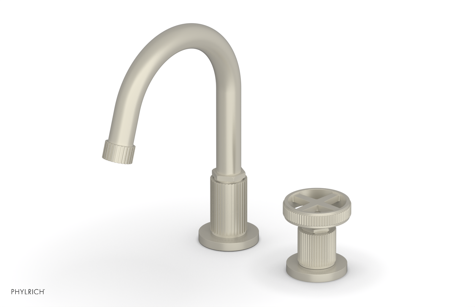 Phylrich Dustrie High Spout Single Handle Faucet with Cross Handle by Phylrich