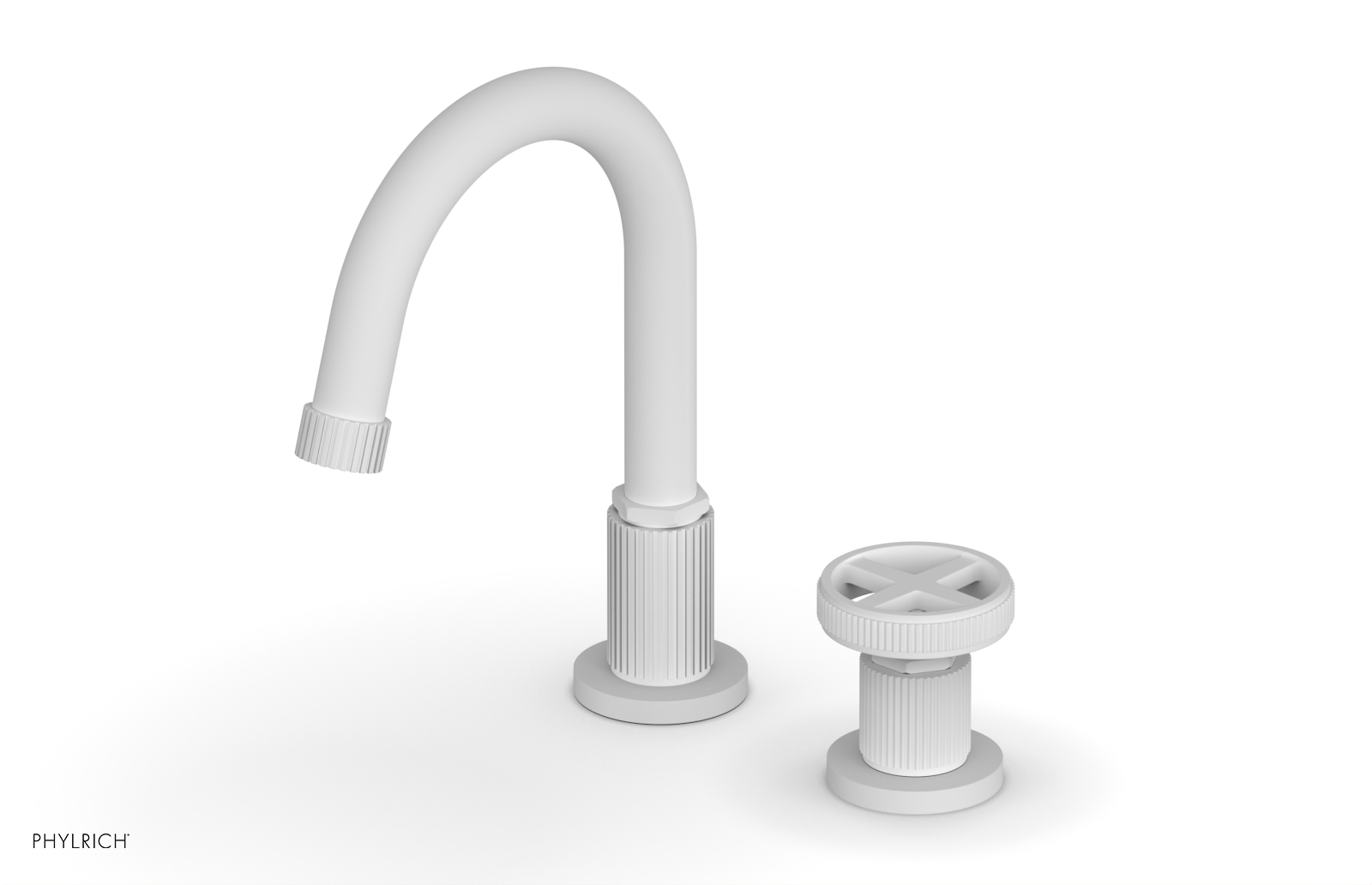 Phylrich Dustrie High Spout Single Handle Faucet with Cross Handle by Phylrich