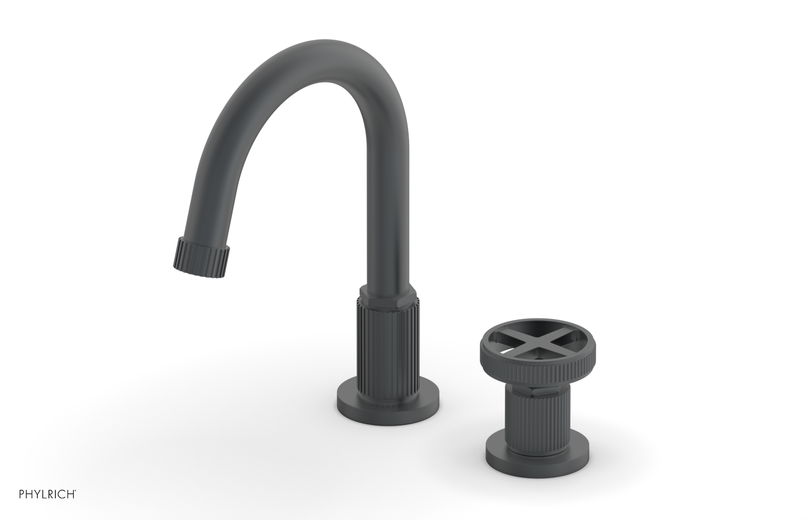 Phylrich Dustrie High Spout Single Handle Faucet with Cross Handle by Phylrich