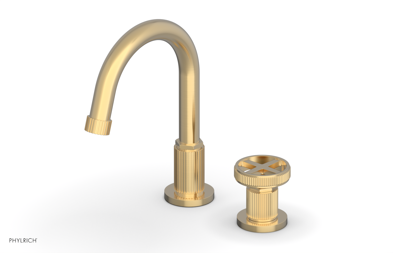 Phylrich Dustrie High Spout Single Handle Faucet with Cross Handle