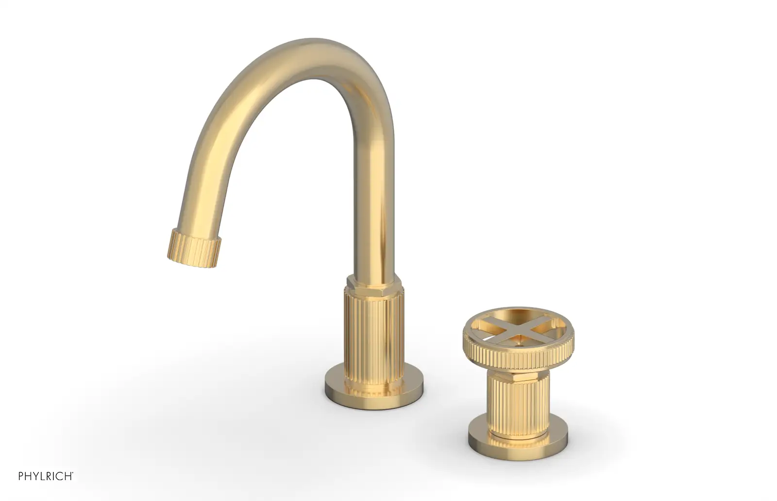 Phylrich Dustrie High Spout Single Handle Faucet with Cross Handle by Phylrich