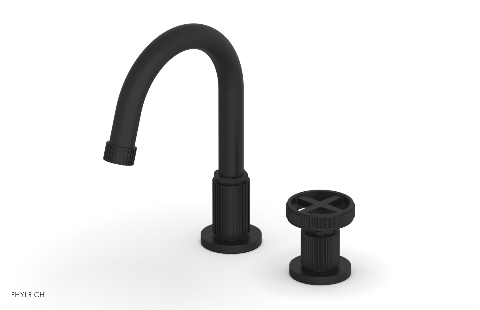 Phylrich Dustrie High Spout Single Handle Faucet with Cross Handle by Phylrich