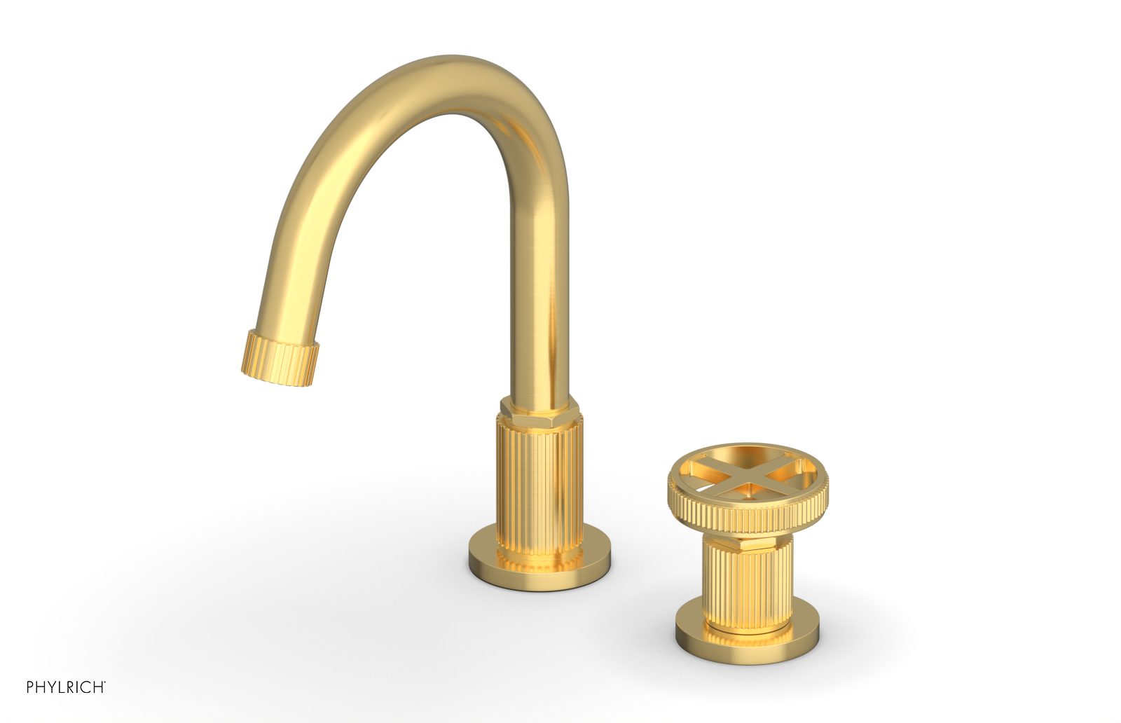 Phylrich Dustrie High Spout Single Handle Faucet with Cross Handle by Phylrich