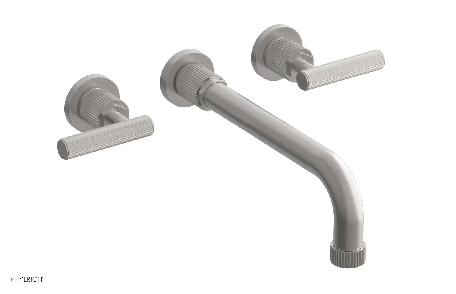 Phylrich Dustrie Grooved 10" Spout Wall Tub Set with Lever Handle by Phylrich