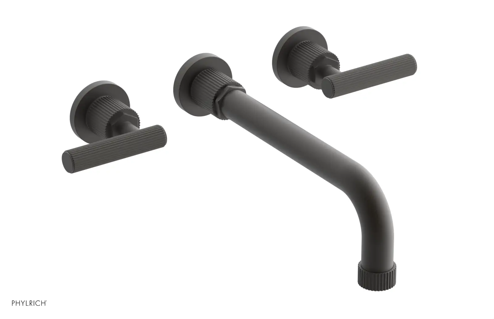 Phylrich Dustrie Grooved 10" Spout Wall Tub Set with Lever Handle by Phylrich