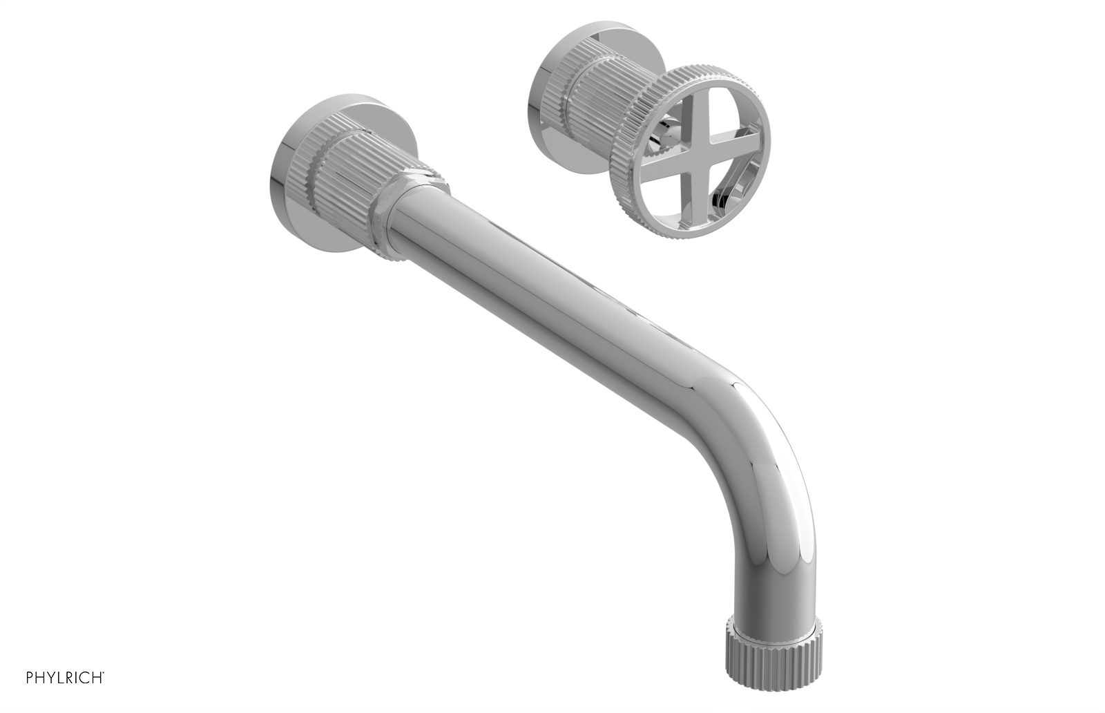 polished chrome bathroom faucet