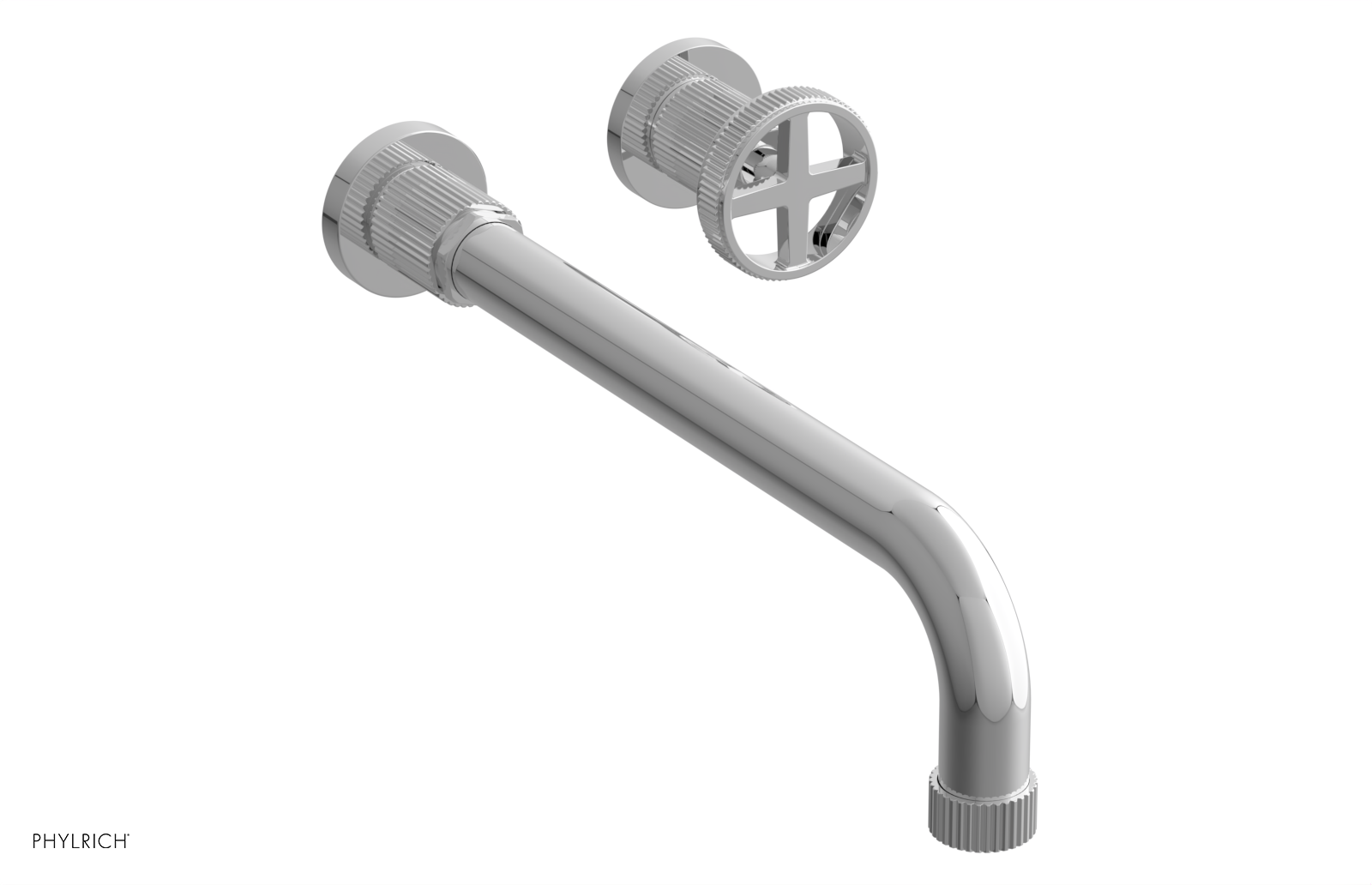 polished chrome bathroom faucet