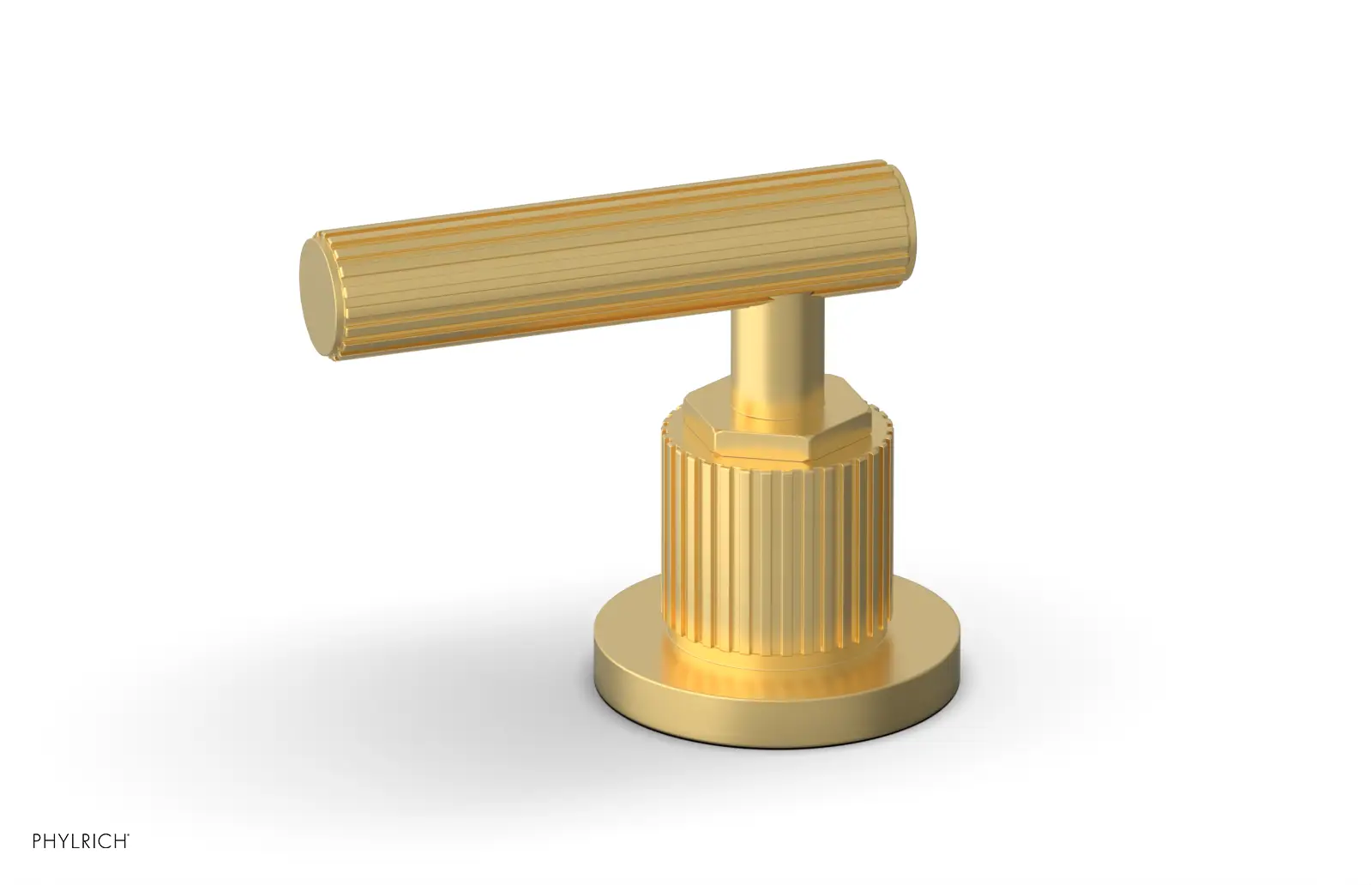 Phylrich Dustrie Grooved Volume Control/Diverter Trim with Lever Handle by Phylrich