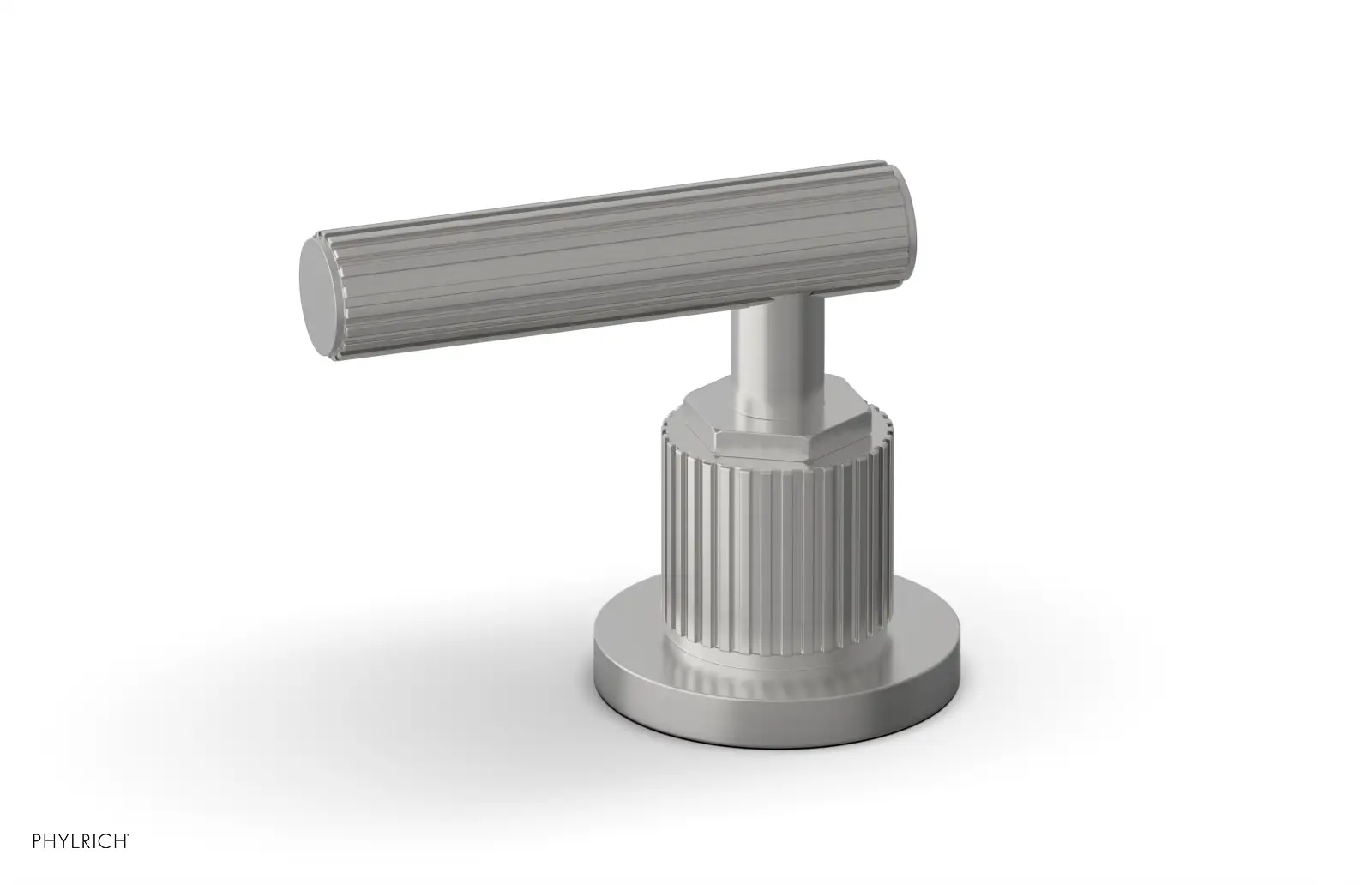 Phylrich Dustrie Grooved Volume Control/Diverter Trim with Lever Handle by Phylrich