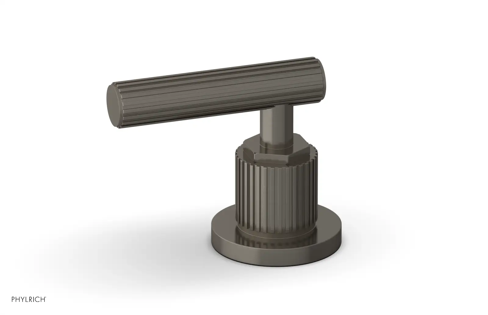 Phylrich Dustrie Grooved Volume Control/Diverter Trim with Lever Handle by Phylrich