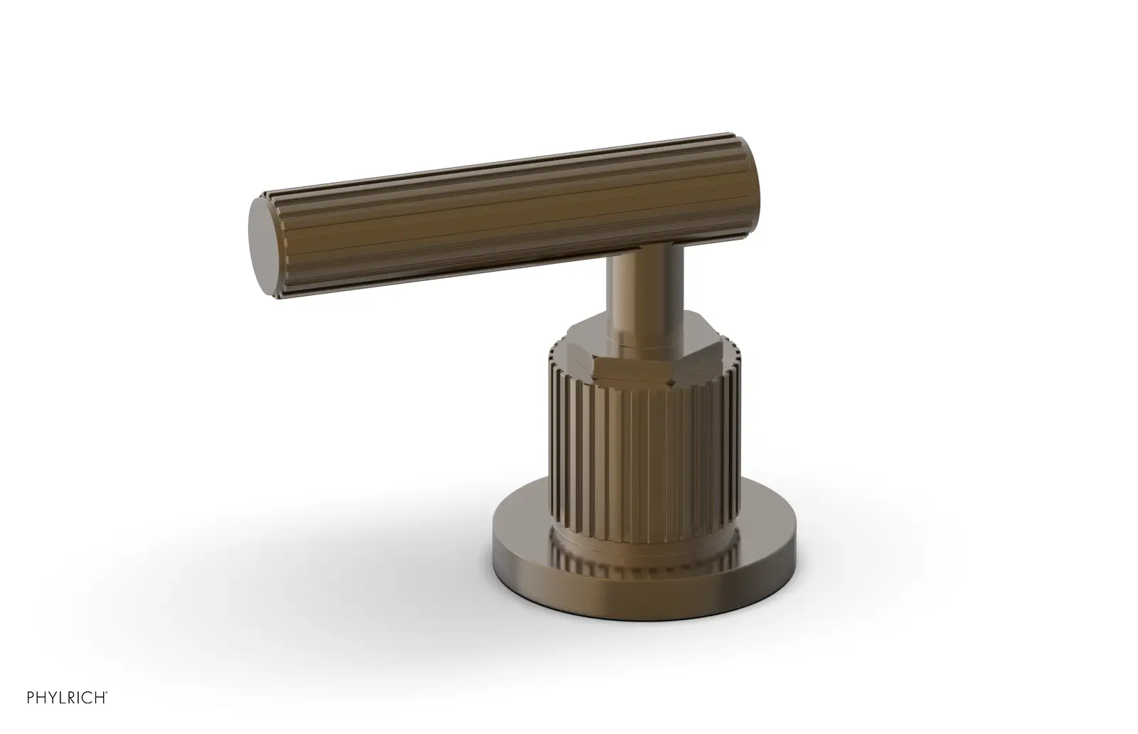 Phylrich Dustrie Grooved Volume Control/Diverter Trim with Lever Handle by Phylrich