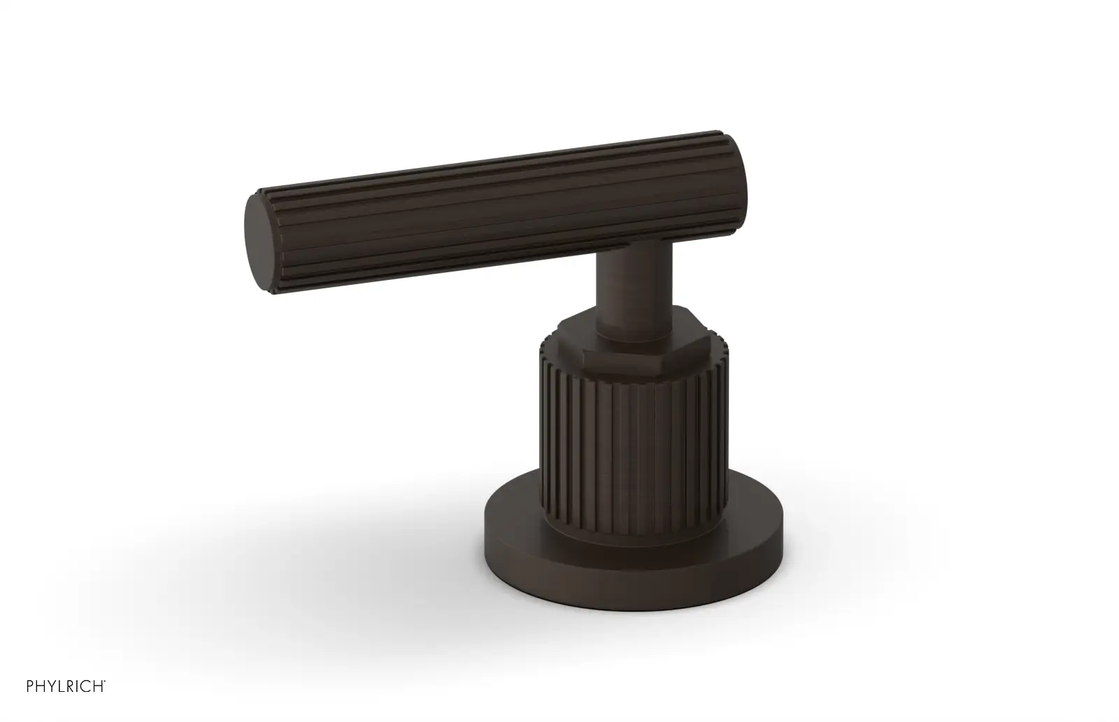 Phylrich Dustrie Grooved Volume Control/Diverter Trim with Lever Handle by Phylrich