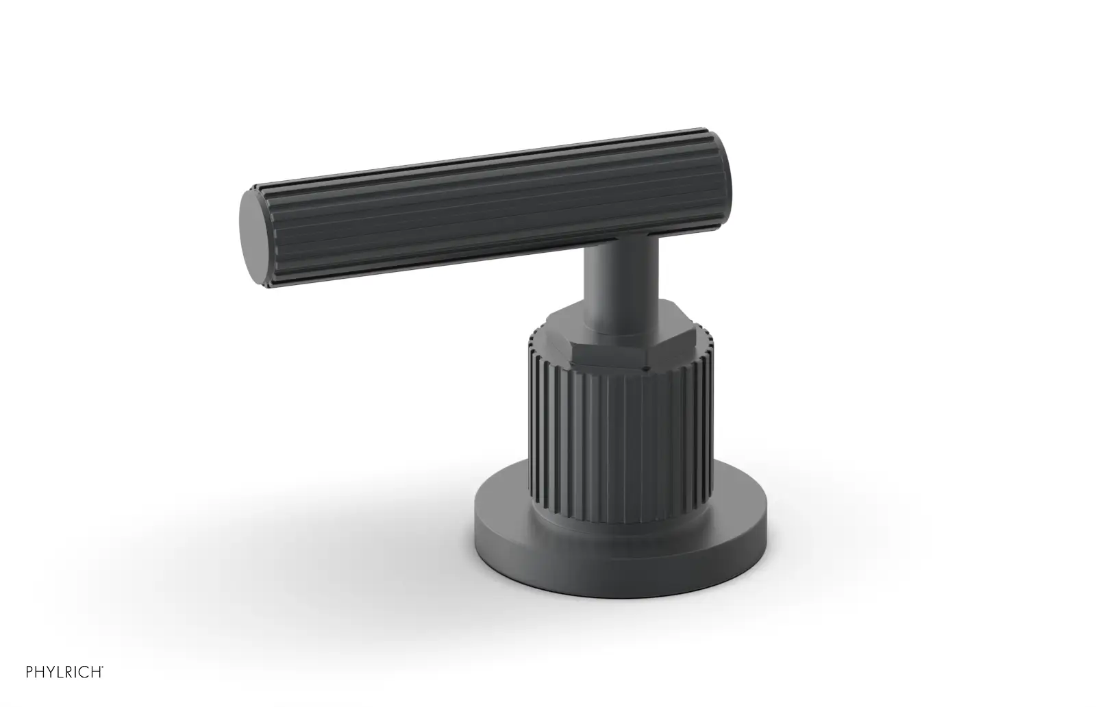 Phylrich Dustrie Grooved Volume Control/Diverter Trim with Lever Handle by Phylrich