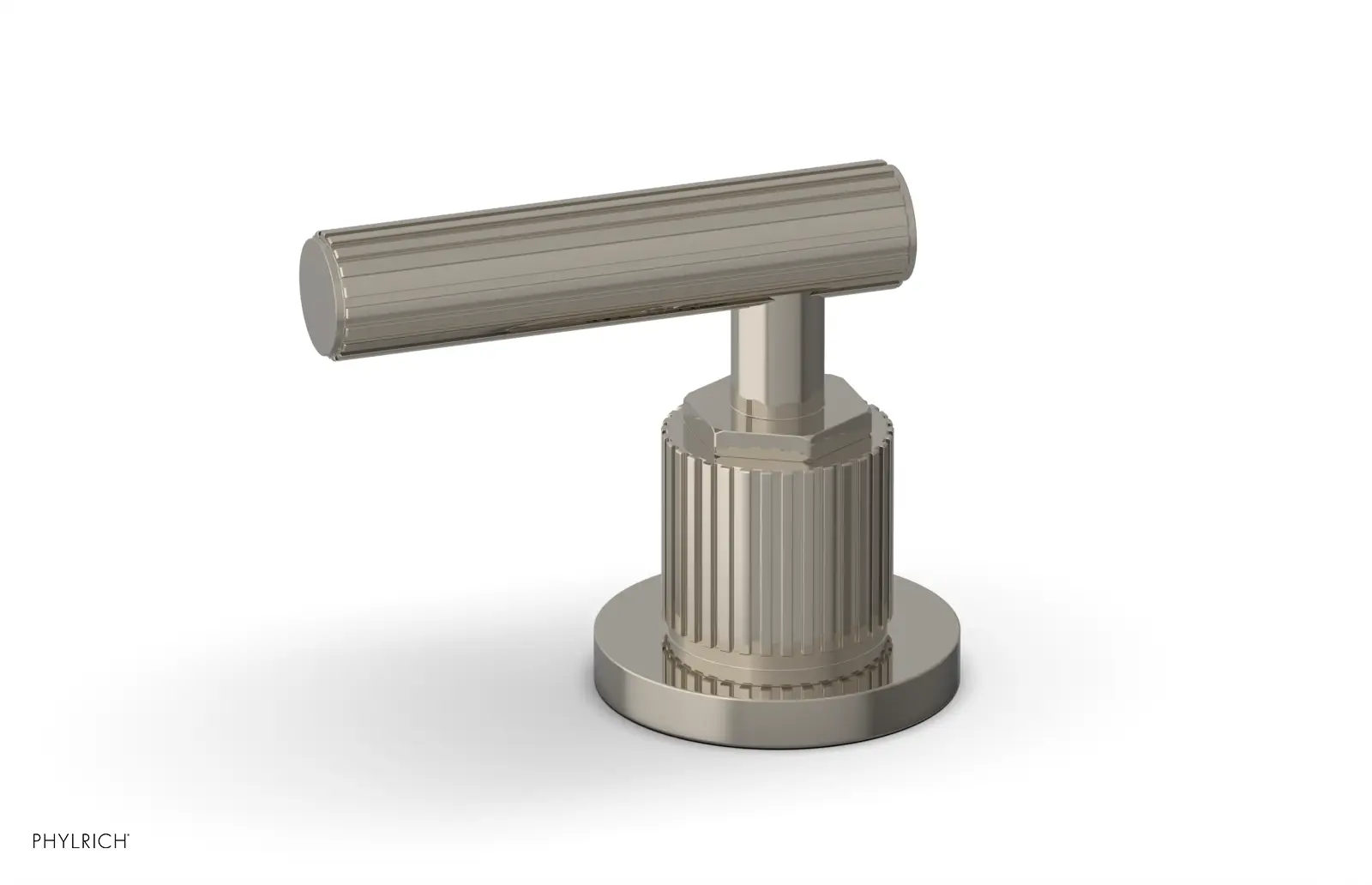 Phylrich Dustrie Grooved Volume Control/Diverter Trim with Lever Handle by Phylrich