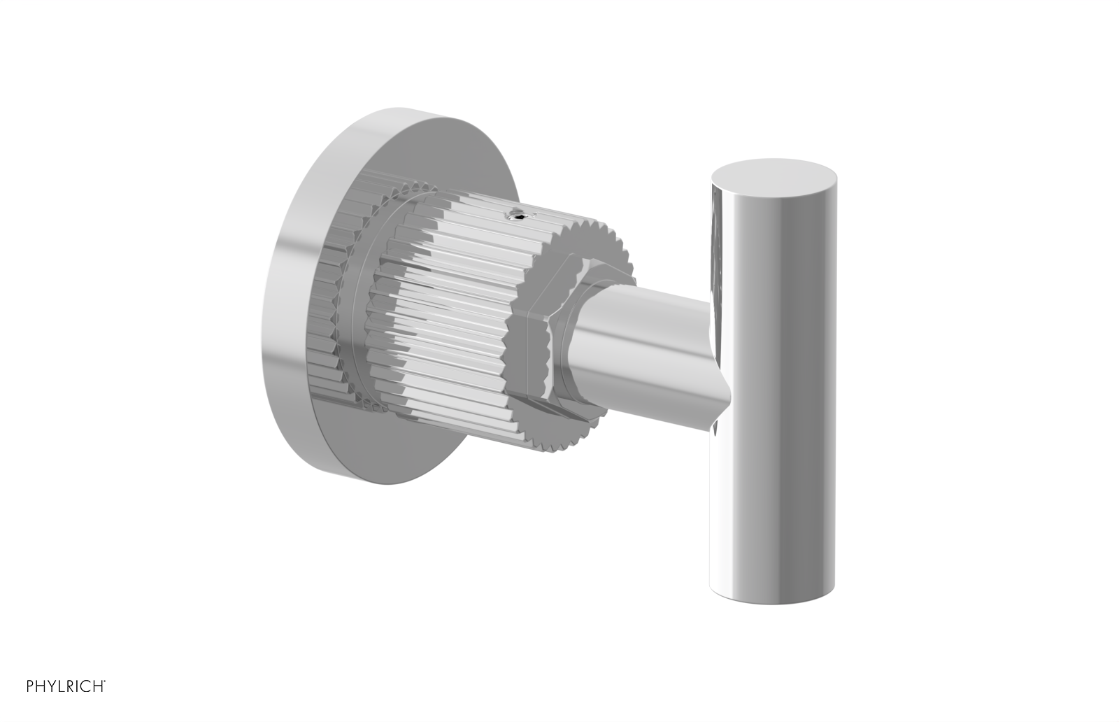 polished chrome robe hook