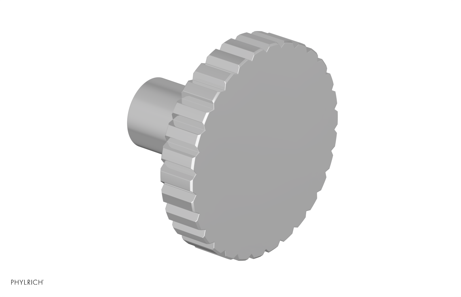 polished chrome cabinet knob