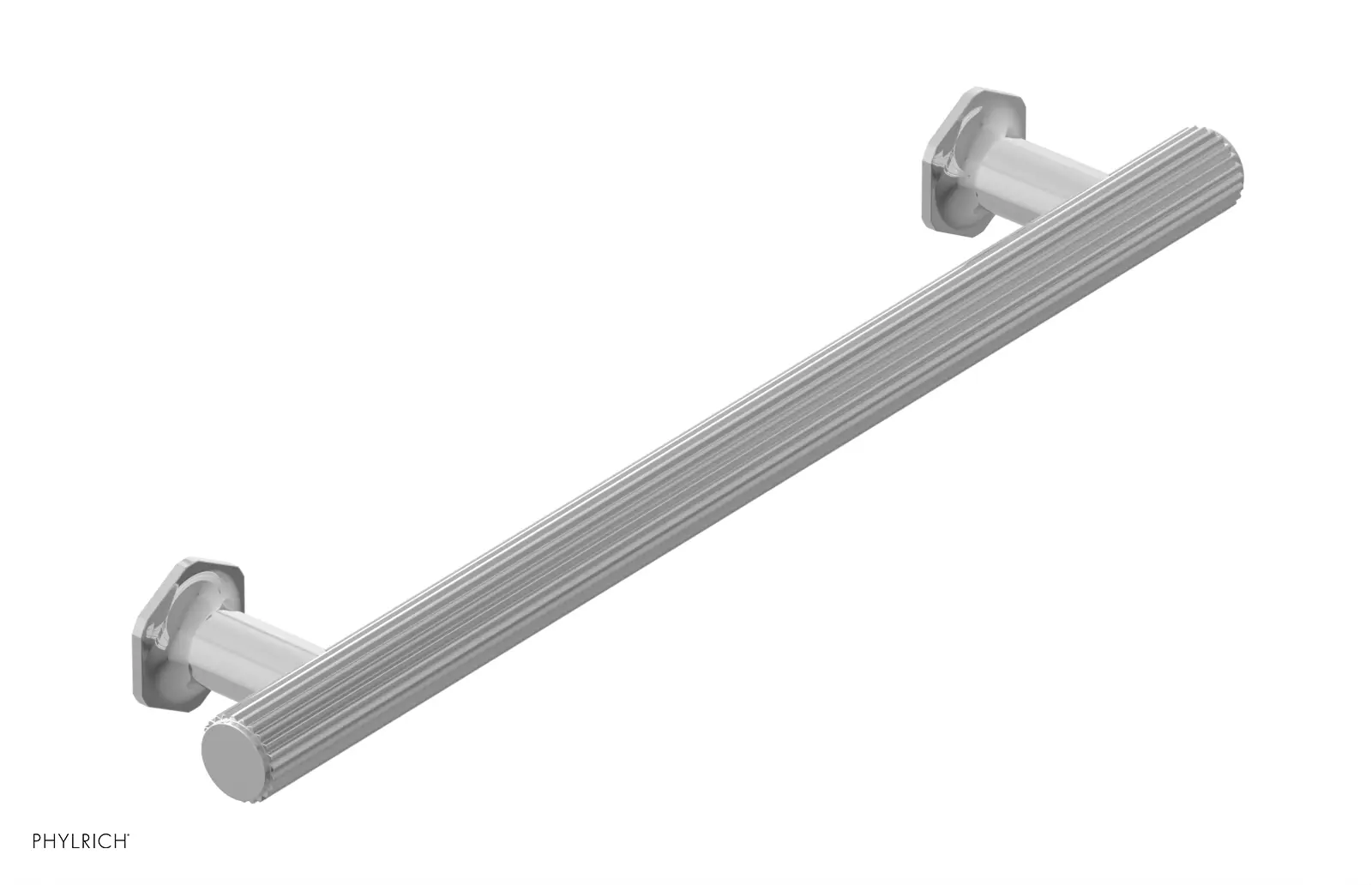 polished chrome cabinet pull