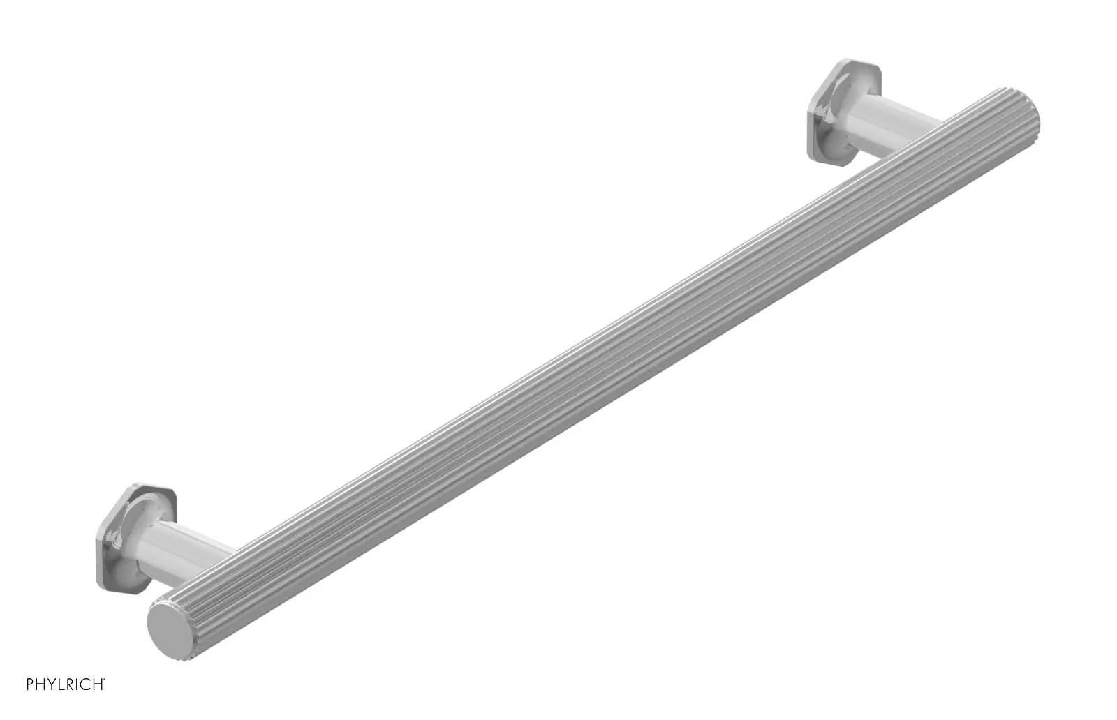 polished chrome cabinet pull