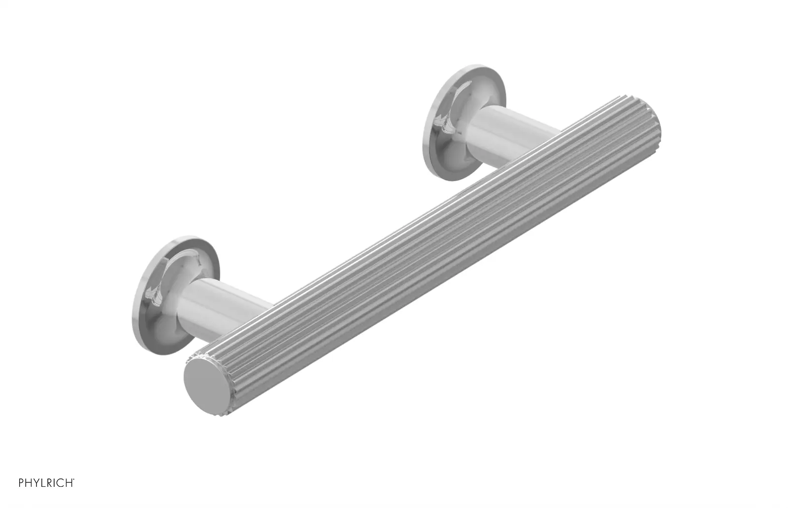 polished chrome cabinet pull