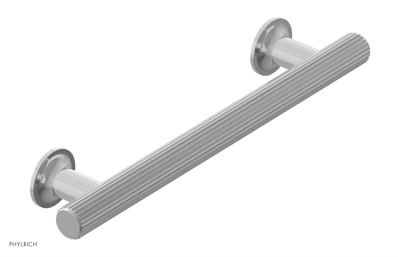 polished chrome cabinet pull