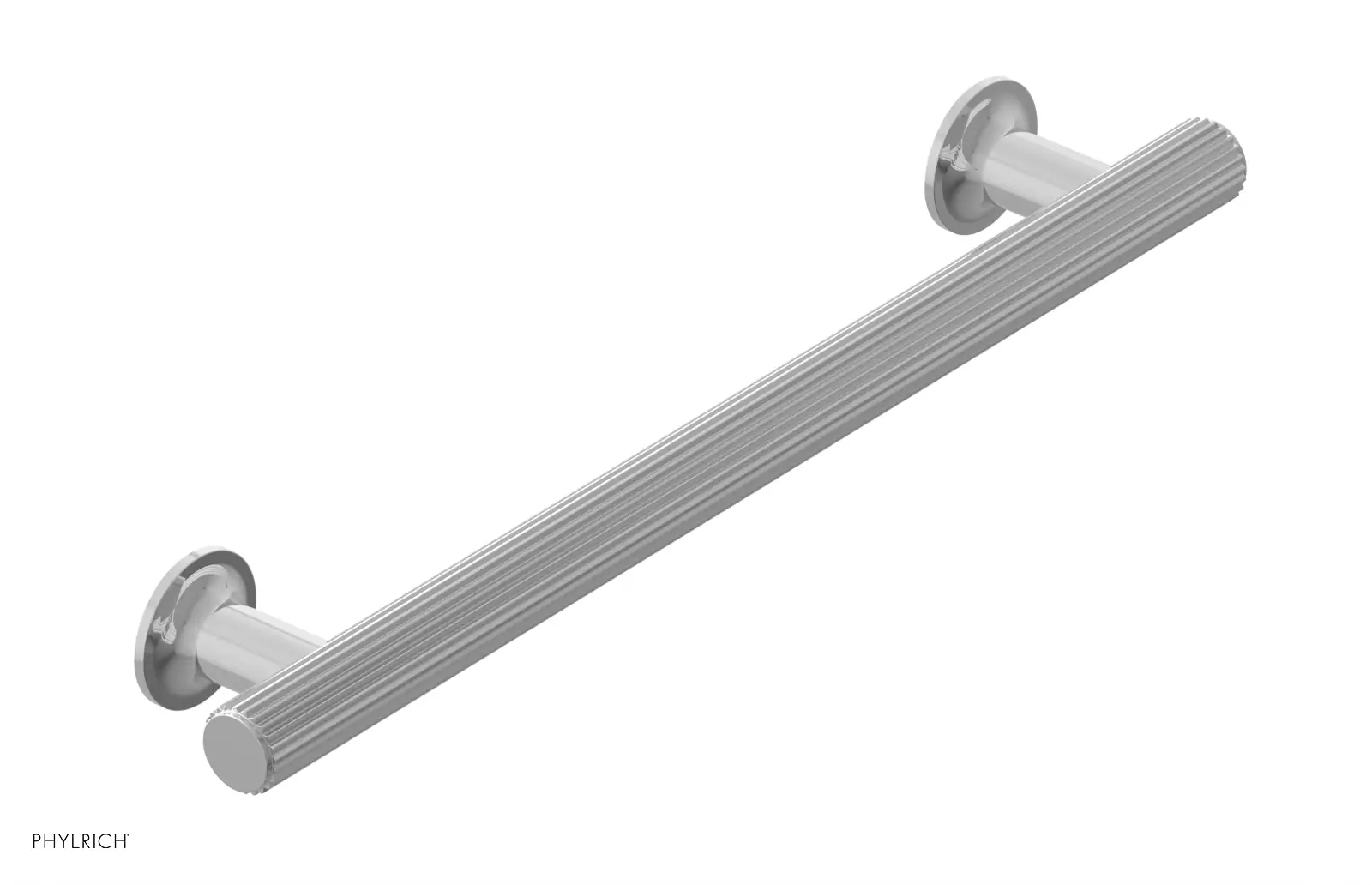 polished chrome cabinet pull