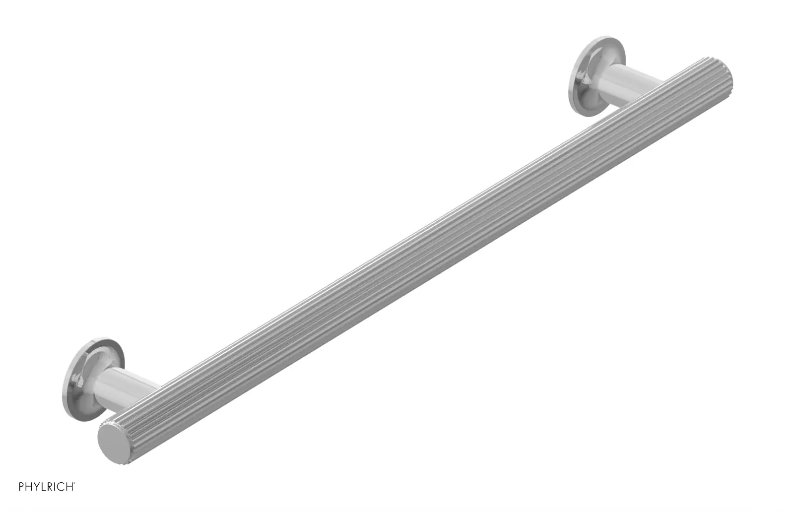 polished chrome cabinet pull