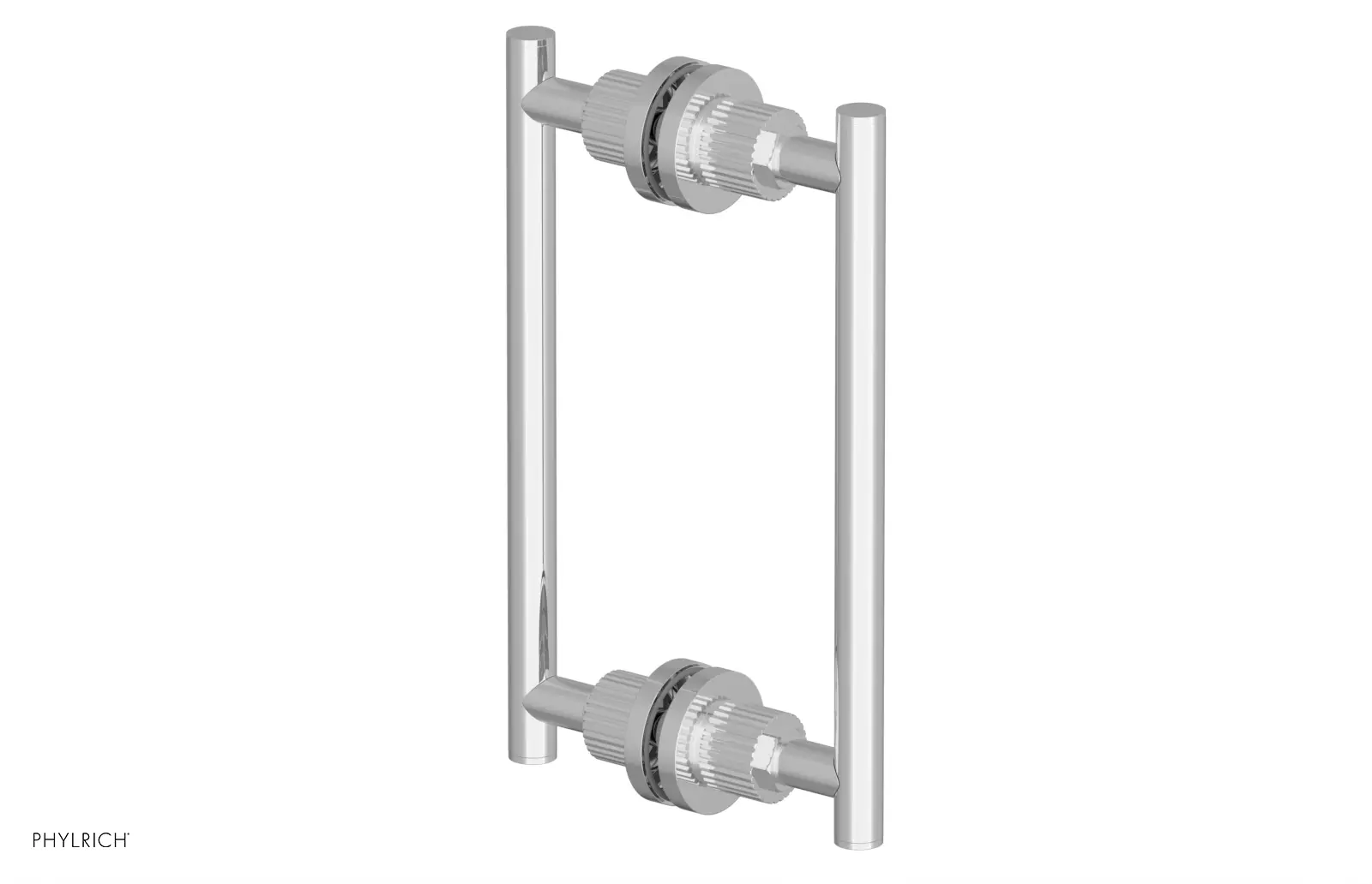 polished chrome shower pull