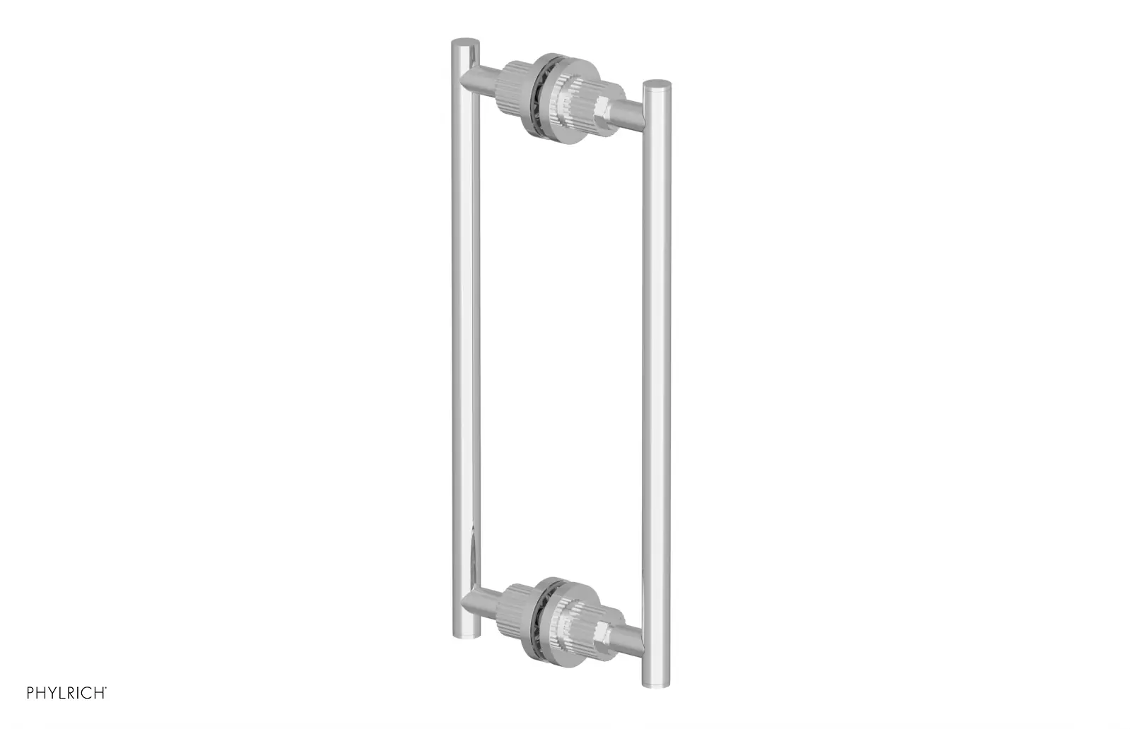 polished chrome shower pull
