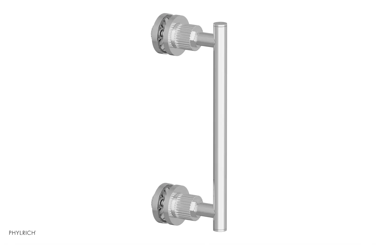 polished chrome shower pull