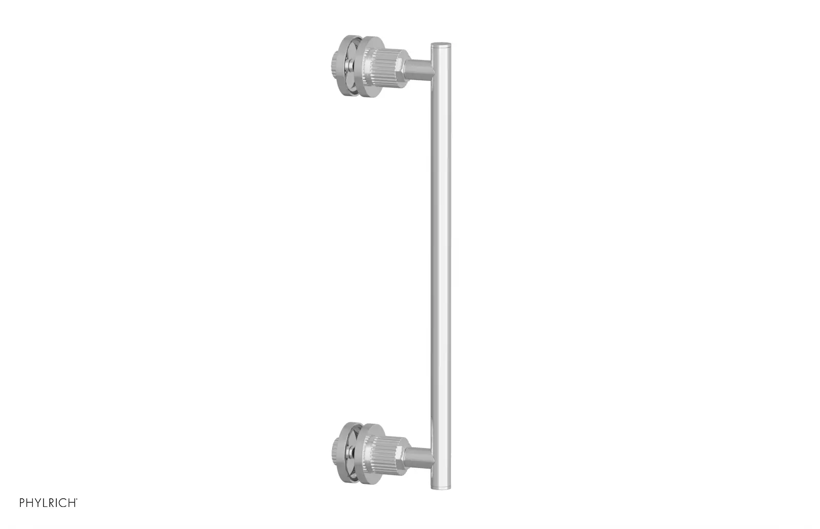polished chrome shower pull