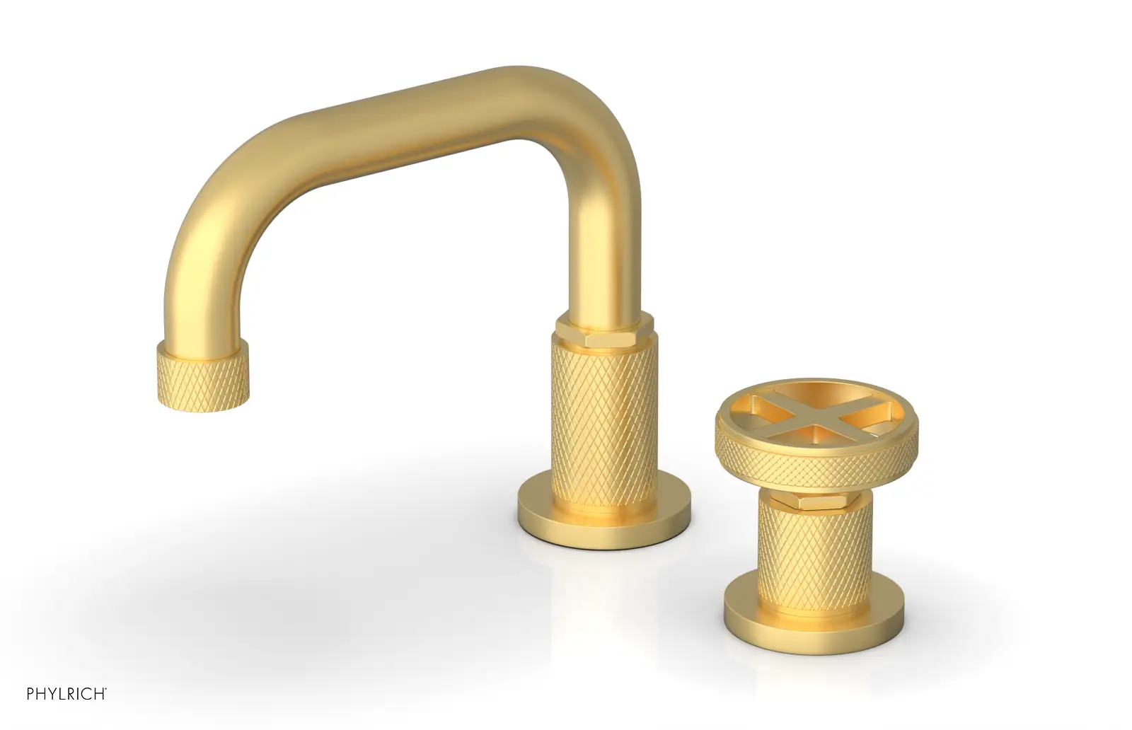 Phylrich Dustrie Low Spout Single Handle Faucet with Cross Handle by Phylrich
