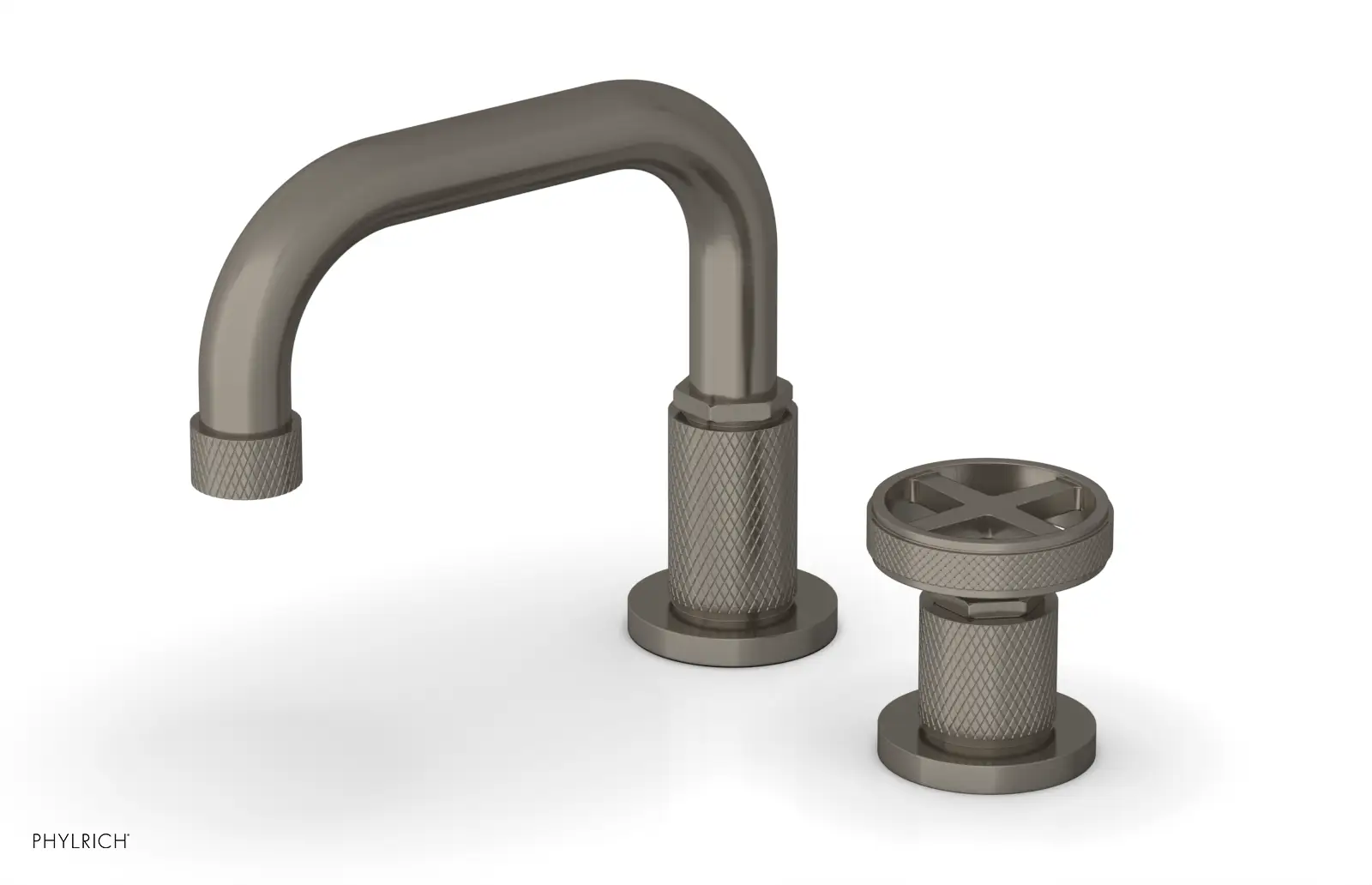 Phylrich Dustrie Low Spout Single Handle Faucet with Cross Handle by Phylrich