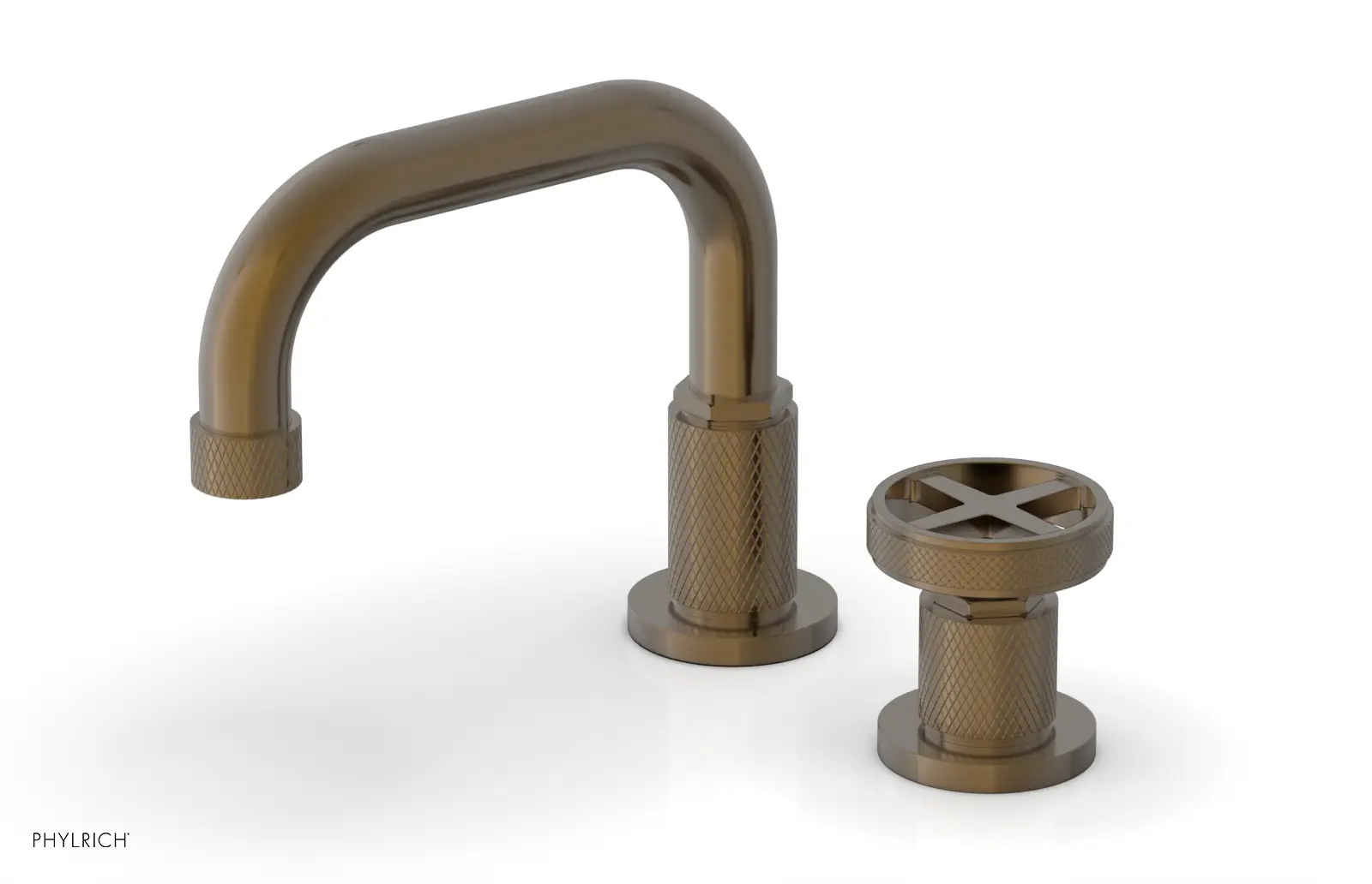 Phylrich Dustrie Low Spout Single Handle Faucet with Cross Handle by Phylrich