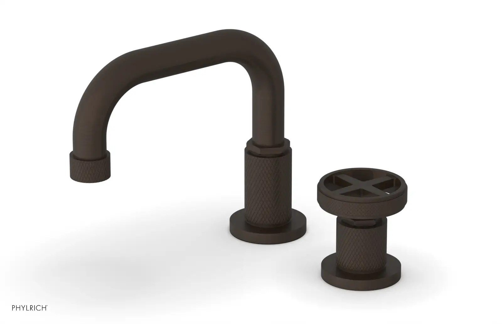 Phylrich Dustrie Low Spout Single Handle Faucet with Cross Handle by Phylrich