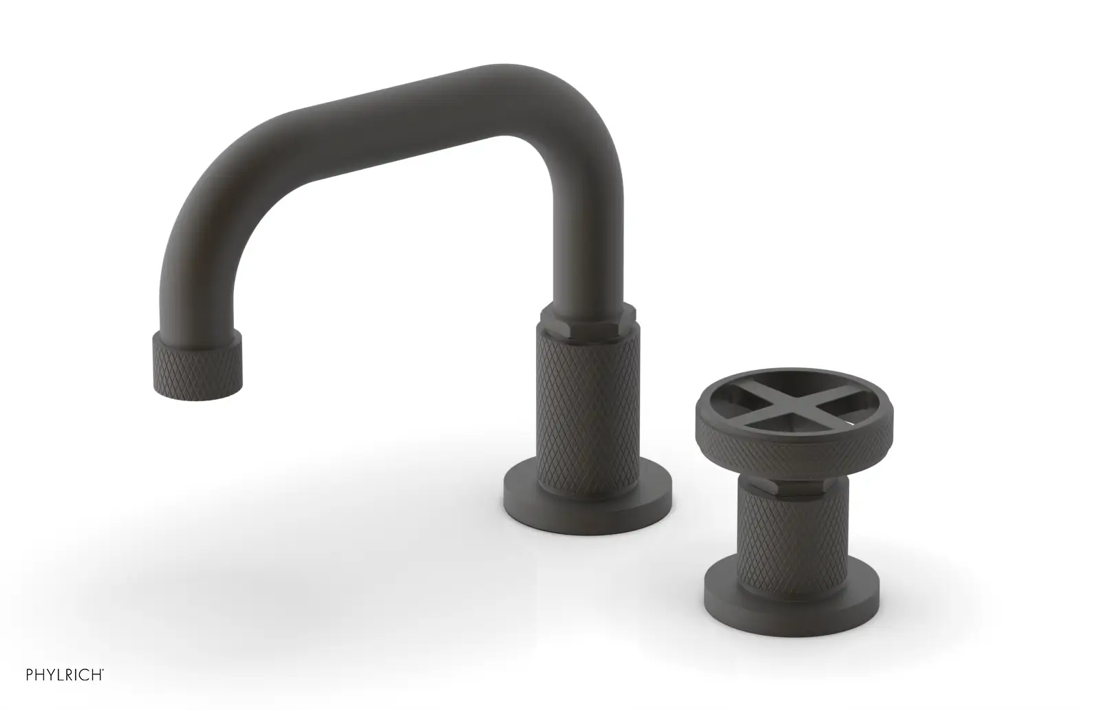 Phylrich Dustrie Low Spout Single Handle Faucet with Cross Handle by Phylrich