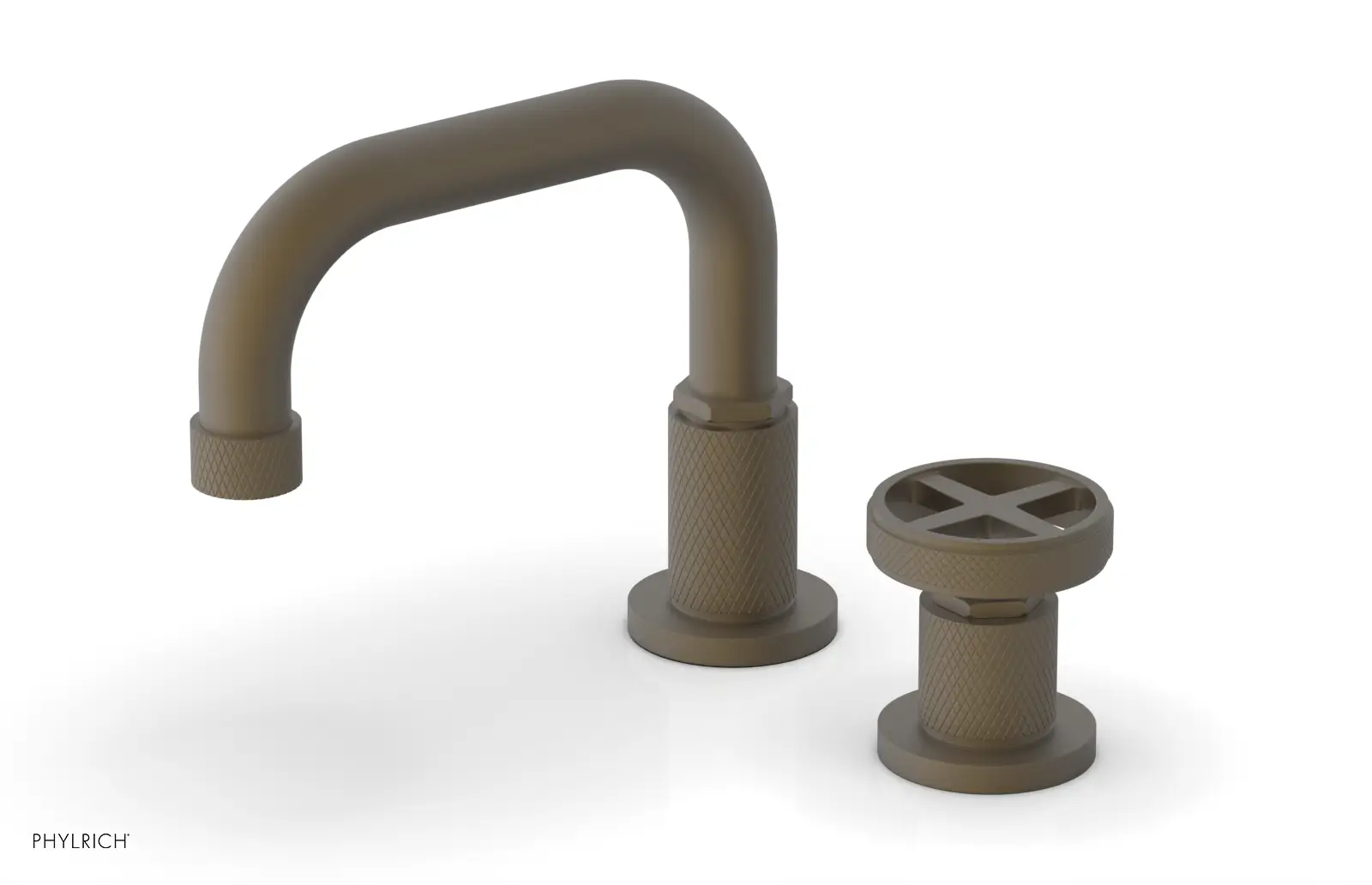 Phylrich Dustrie Low Spout Single Handle Faucet with Cross Handle by Phylrich