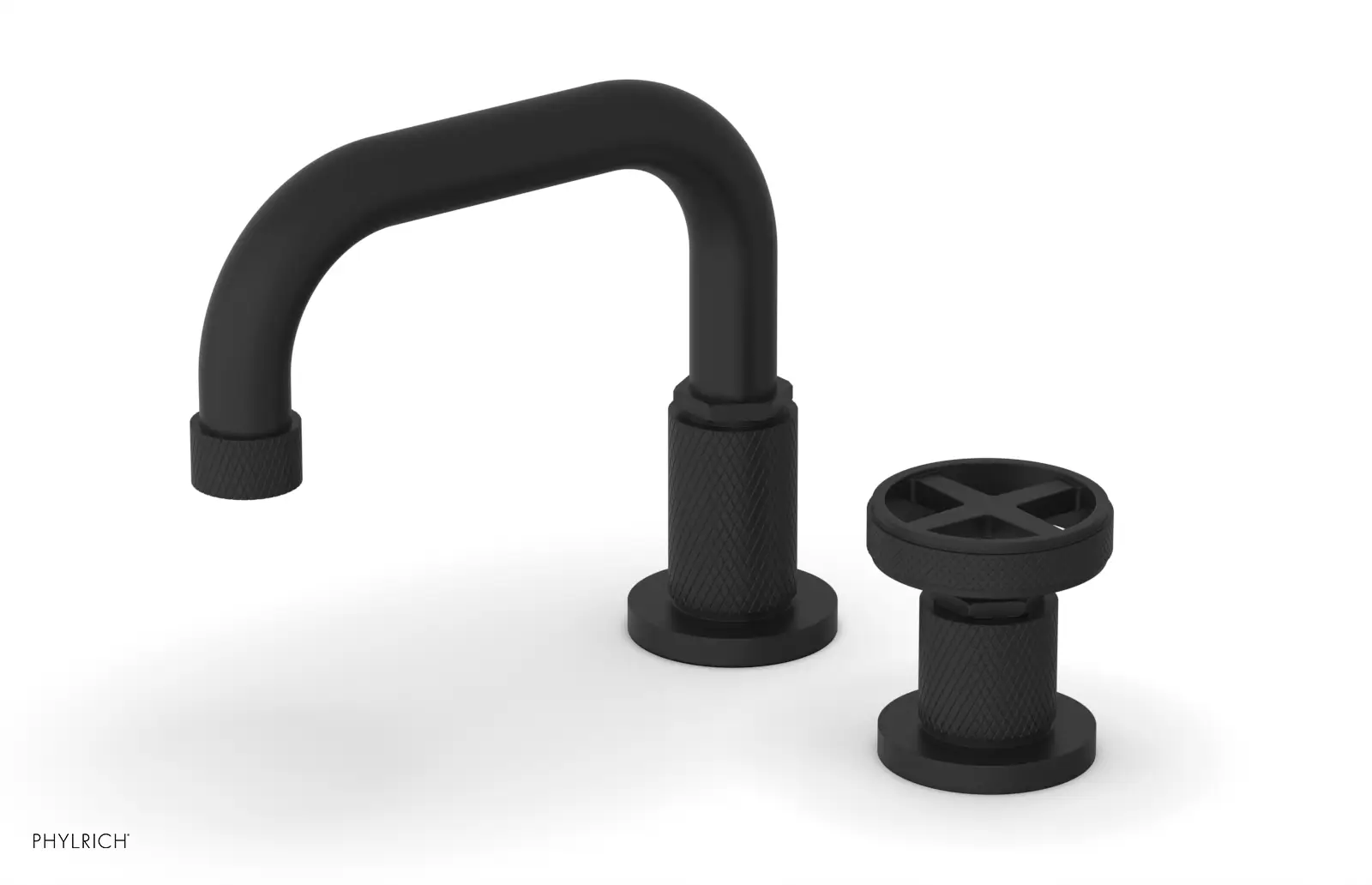 Phylrich Dustrie Low Spout Single Handle Faucet with Cross Handle by Phylrich