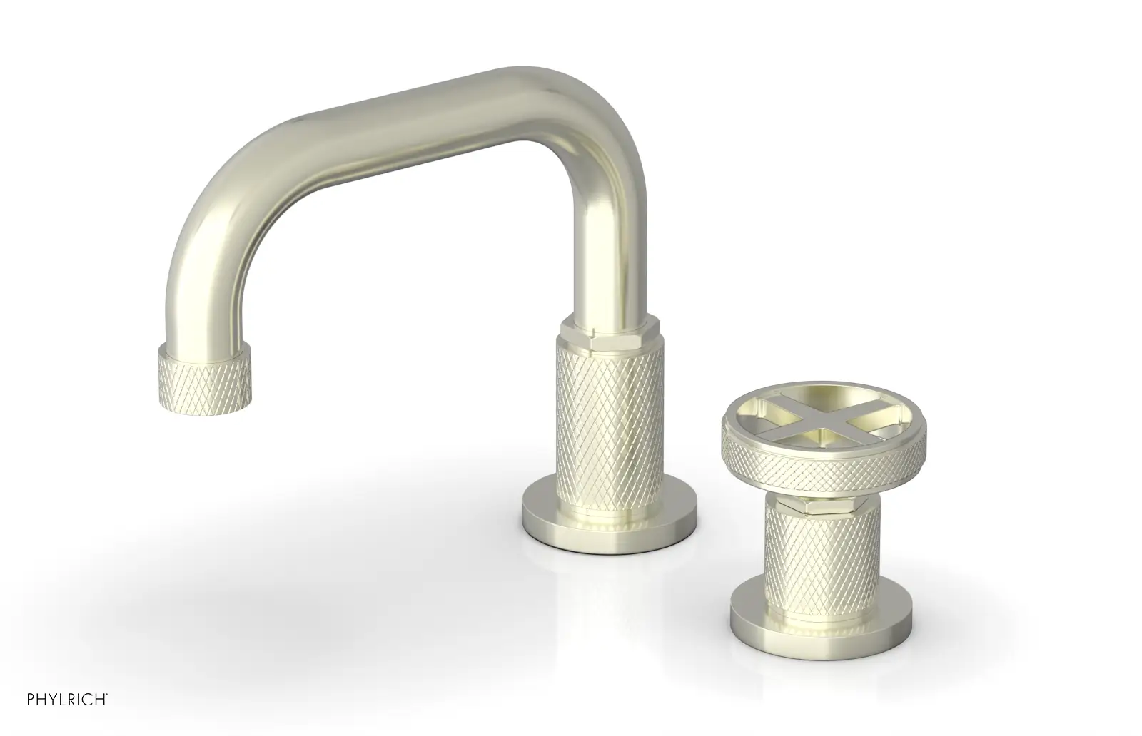 Phylrich Dustrie Low Spout Single Handle Faucet with Cross Handle by Phylrich
